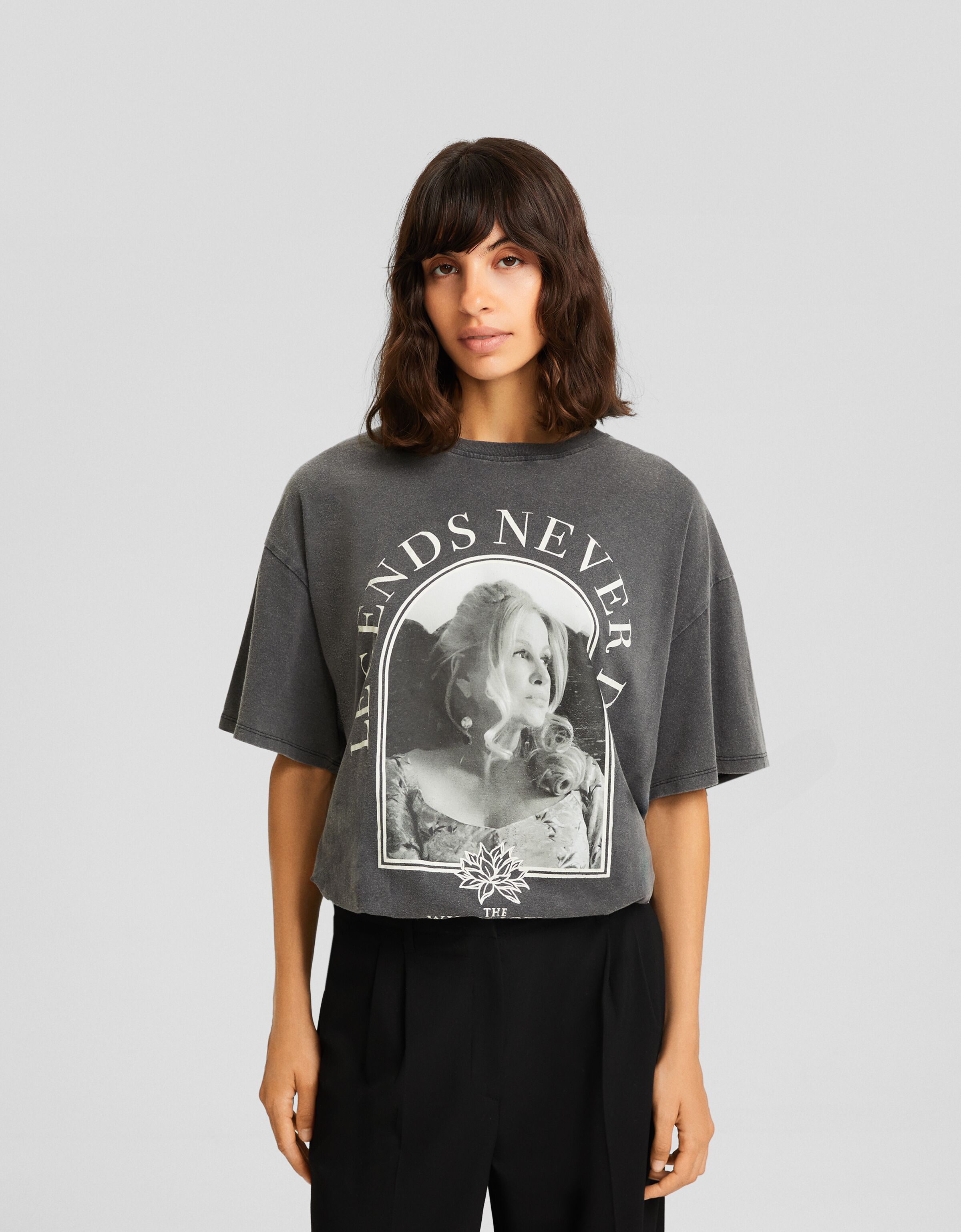 Bershka sales mujer camisetas