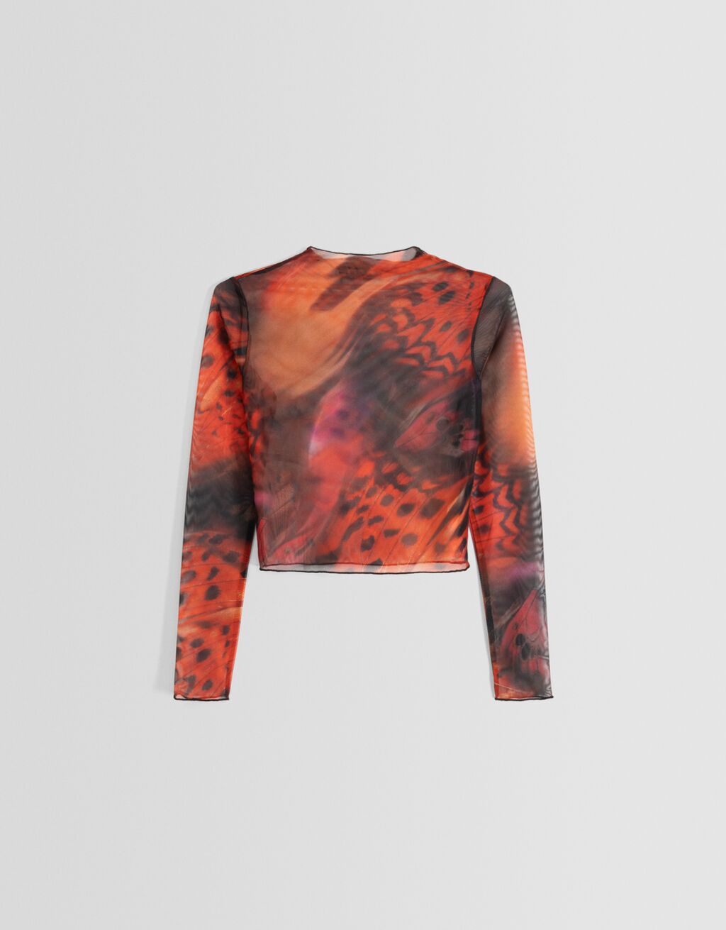 Camiseta manga larga tul