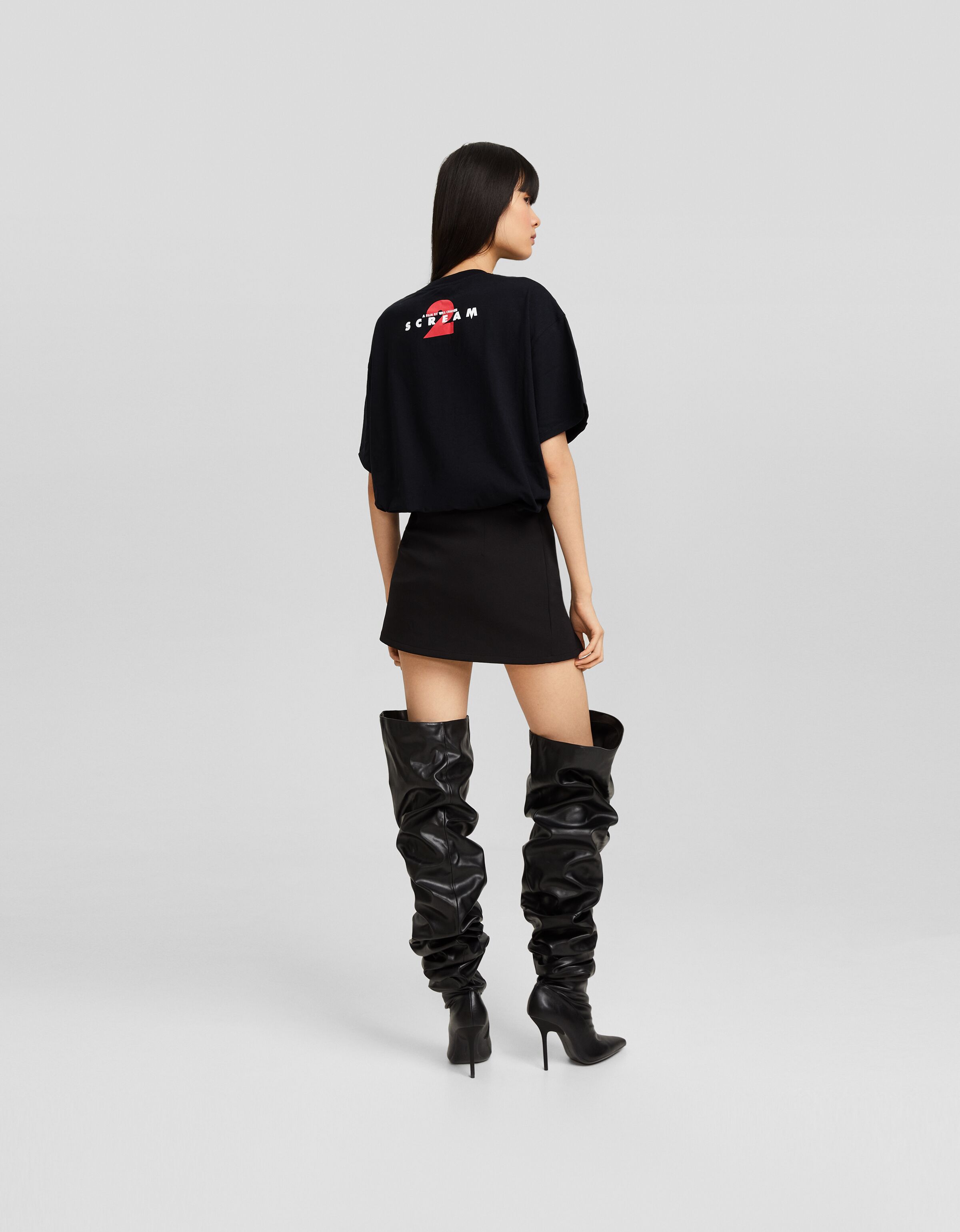 Oversized t 2024 shirt and boots