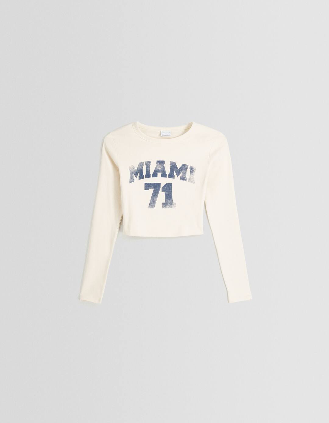 Camiseta manga larga print