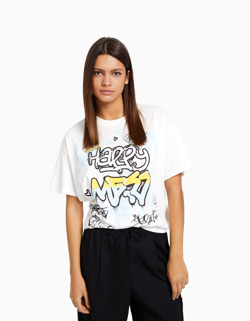 Básicas - Camisetas - Ropa - Mujer - PULL&BEAR Colombia