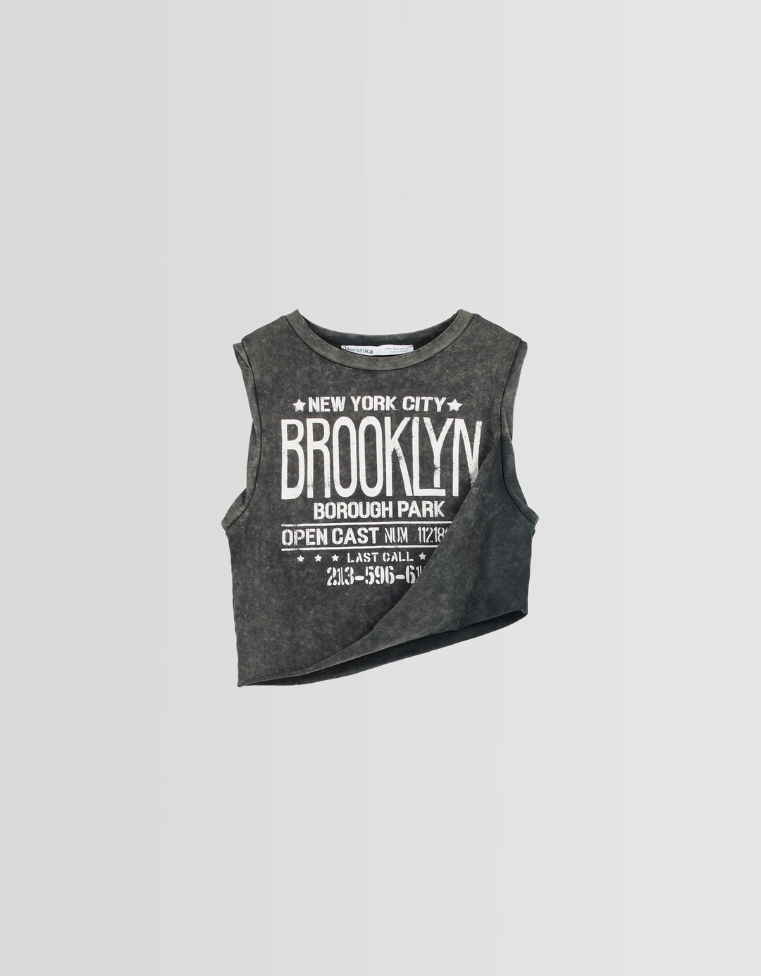 Majica brez rokavov s potiskom Brooklyn