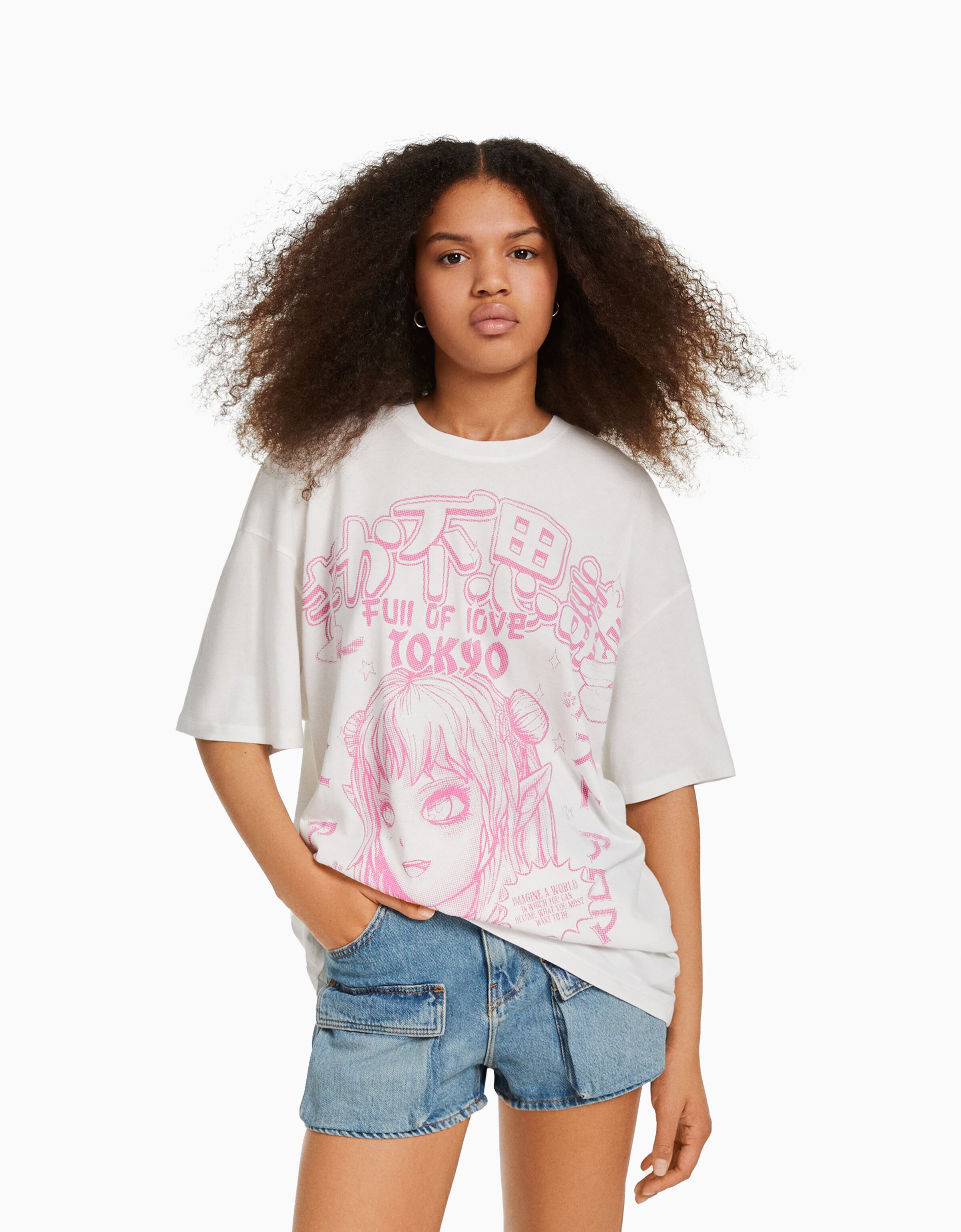 Short sleeve T shirt with print SALE up to 50 off BSK Teen