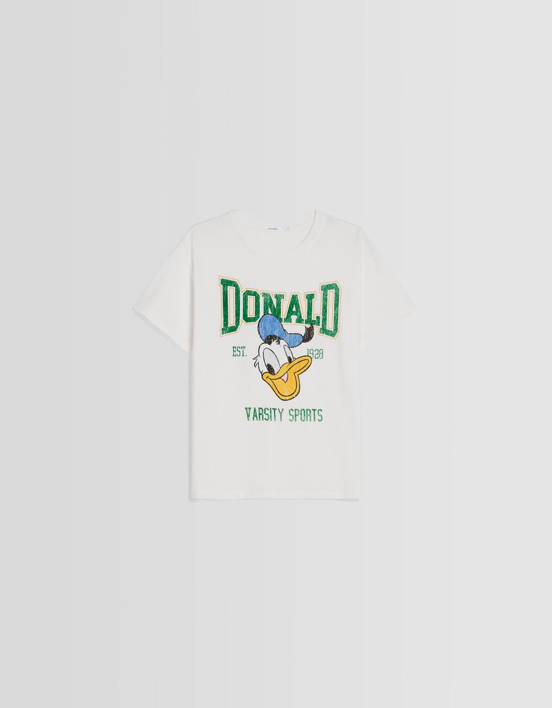 T-shirt Donald manga curta estampado