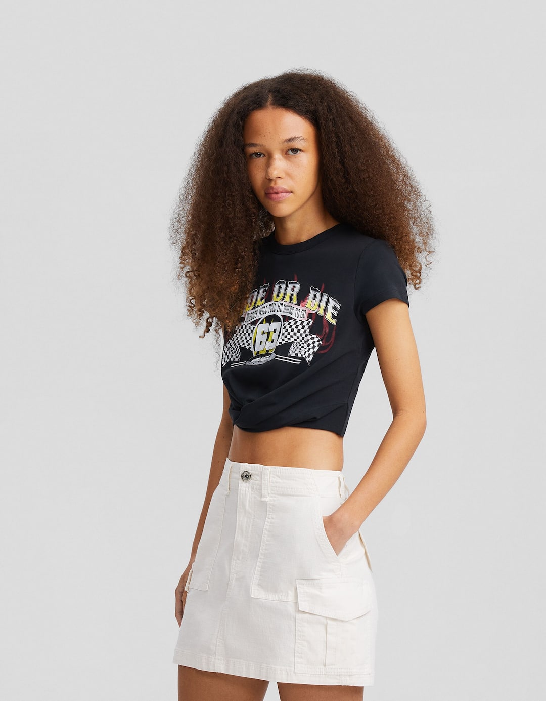 Short sleeve T-shirt with print