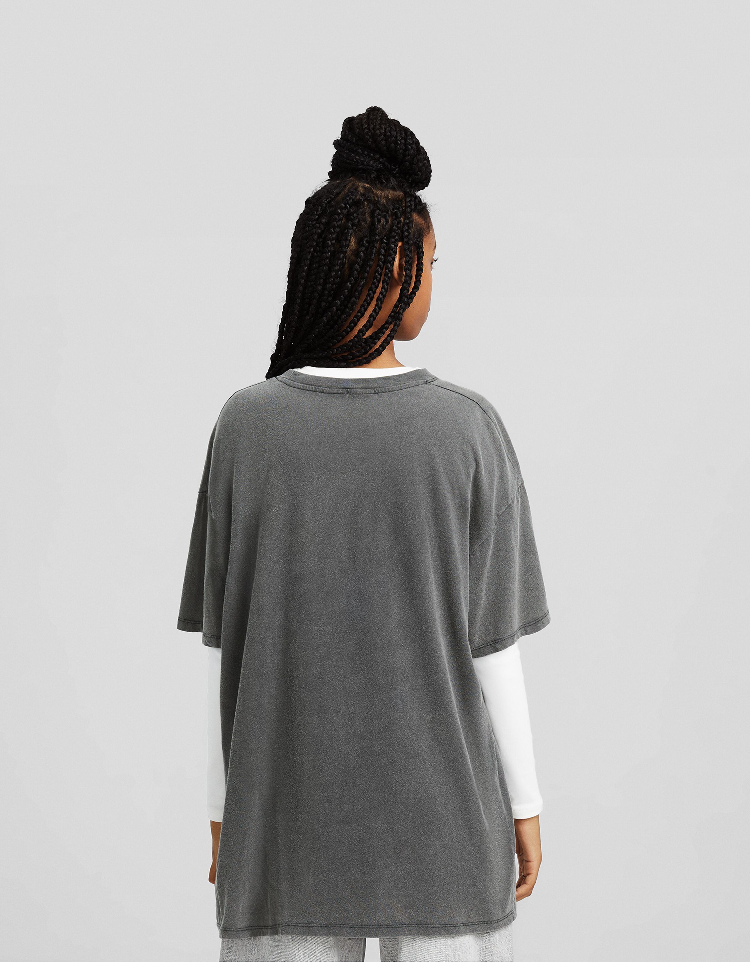 Bershka nirvana t shirt store
