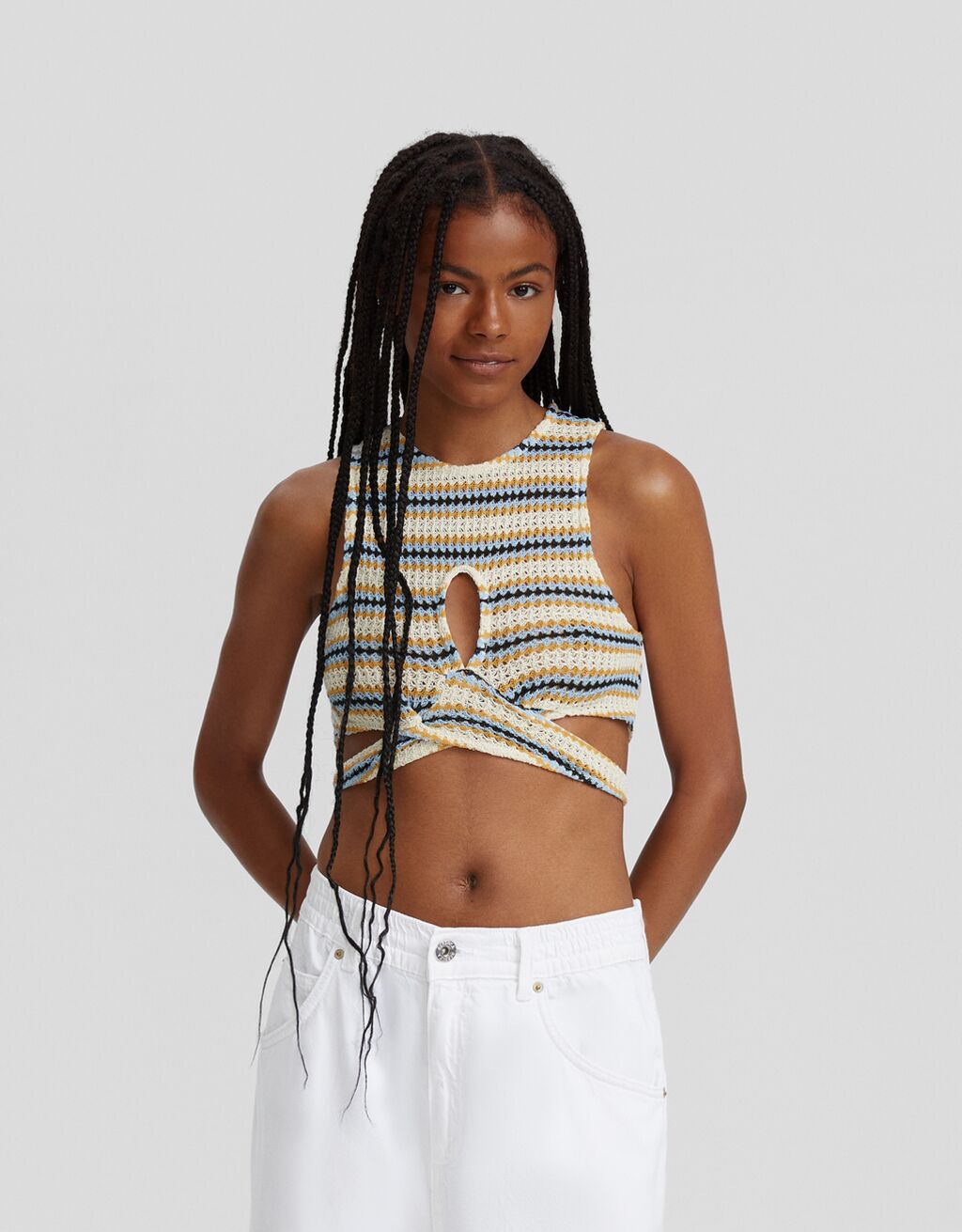 Cut crop shop hoodie