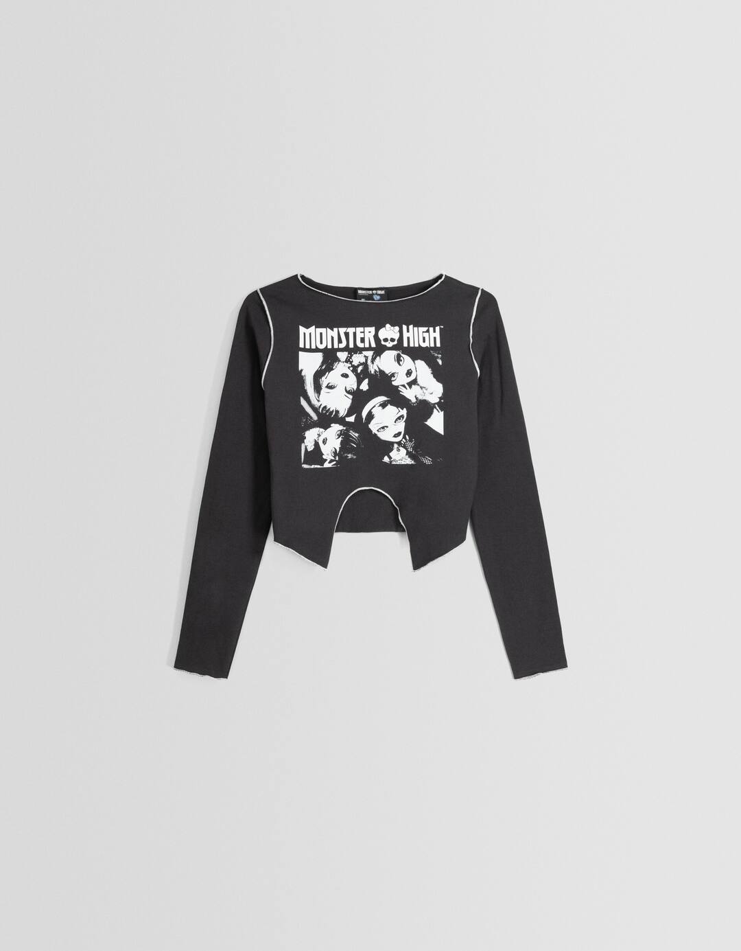 Long sleeve Monster High print T-shirt