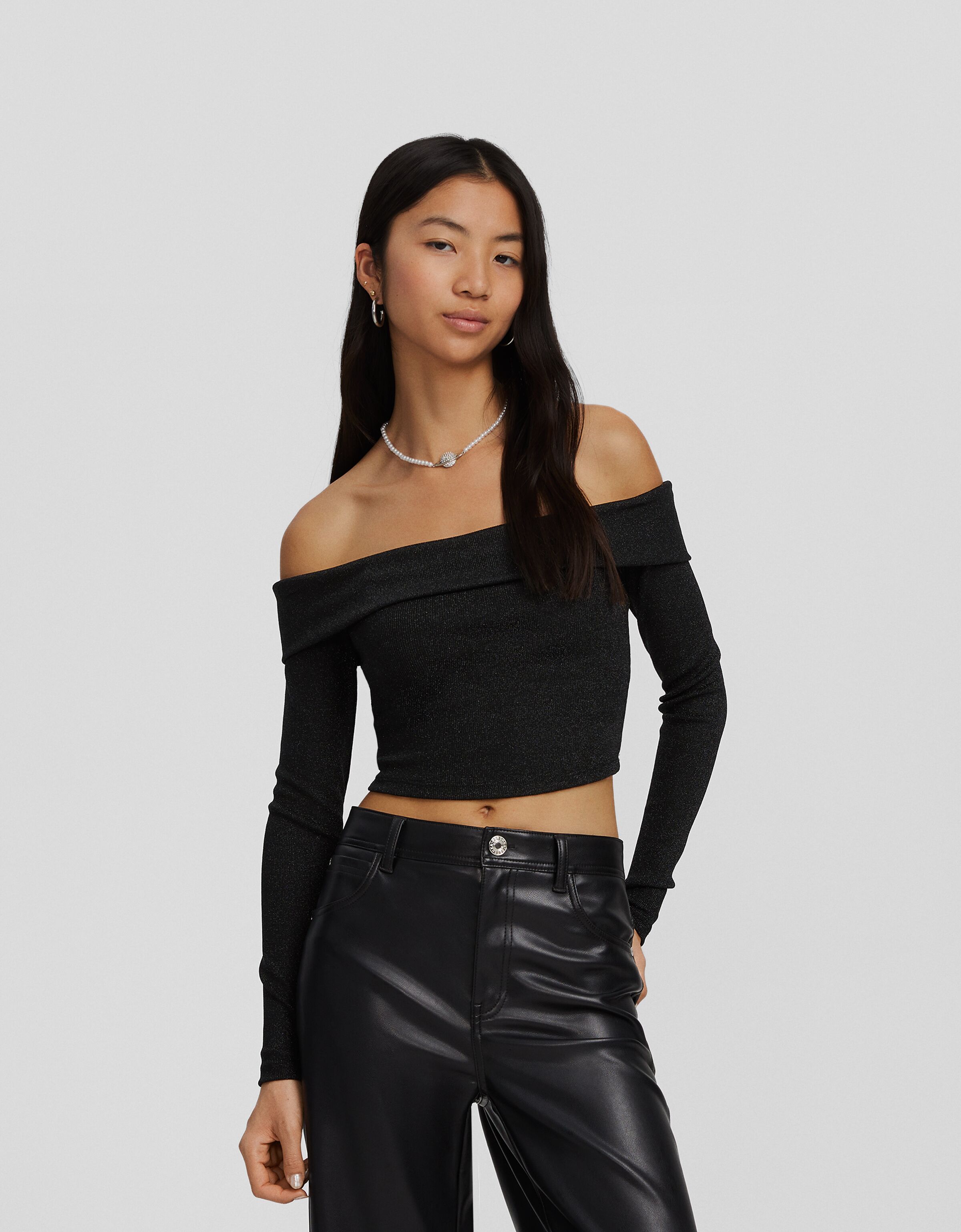 Bardot sparkly best sale top
