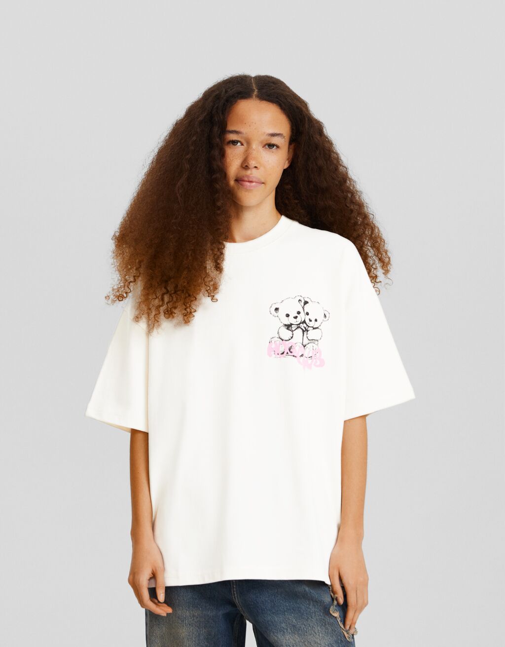 Camisetas manga best sale corta mujer bershka