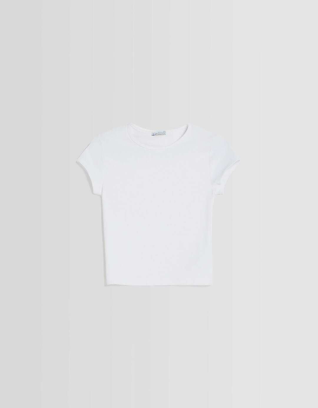 Ribbed short sleeve T-shirt