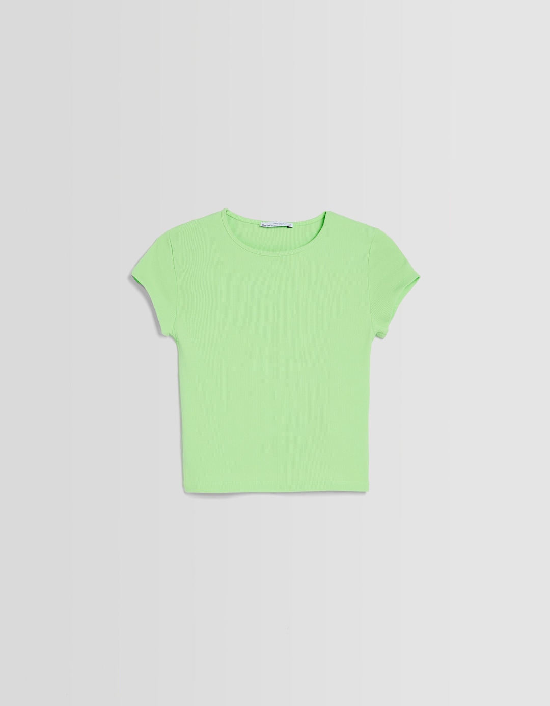 Camiseta manga corta rib