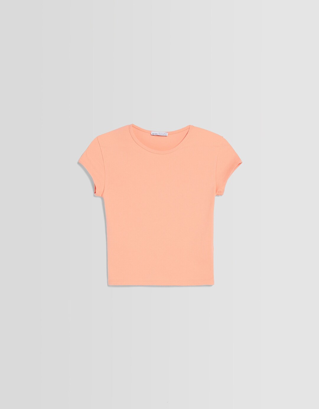 Camiseta manga corta rib