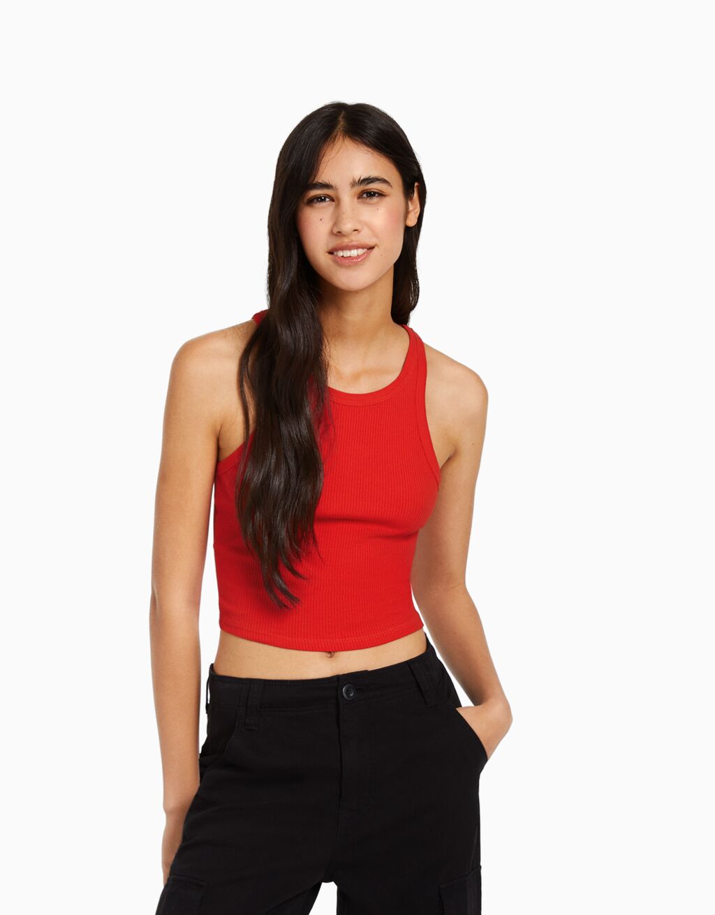 Bershka camisetas store tirantes mujer