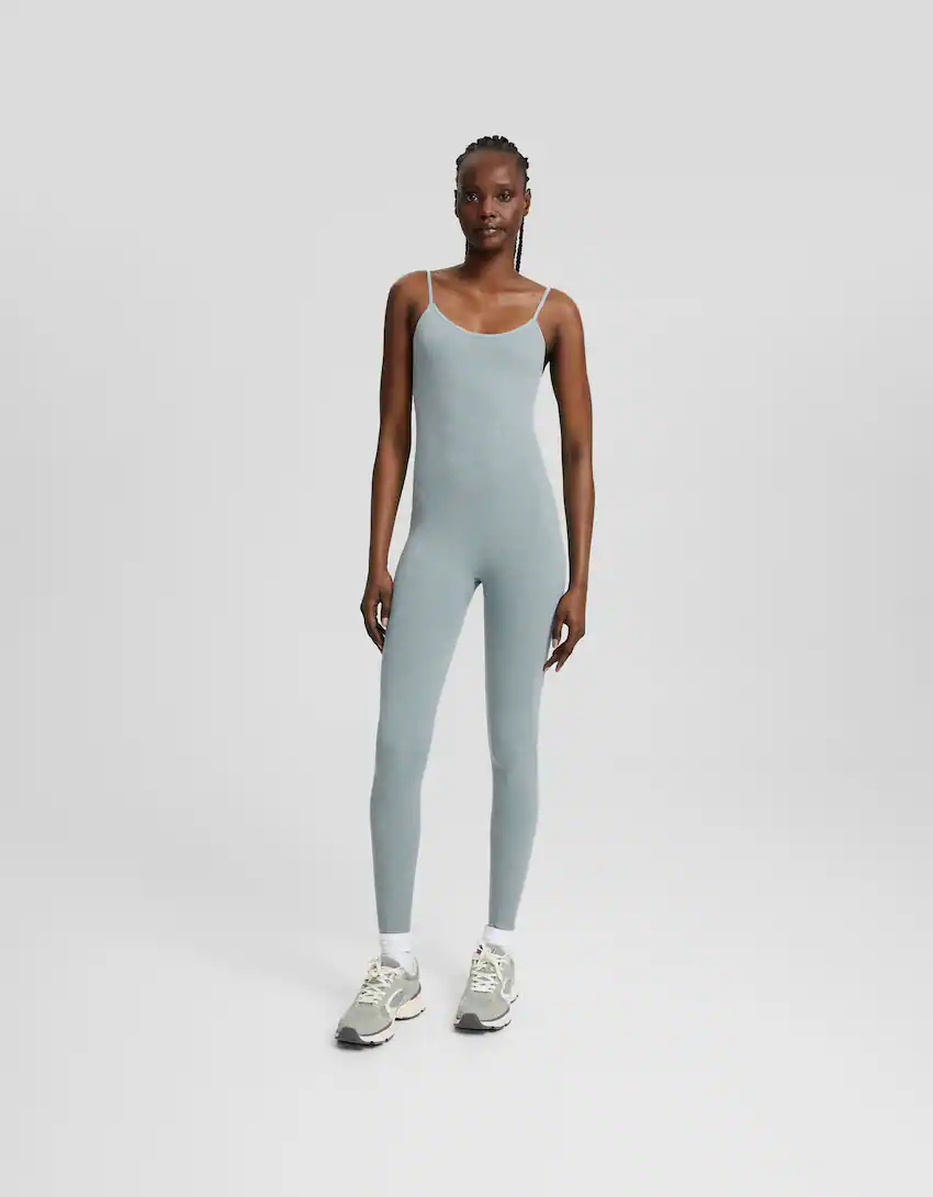 Ribbed seamless jumpsuit - Women