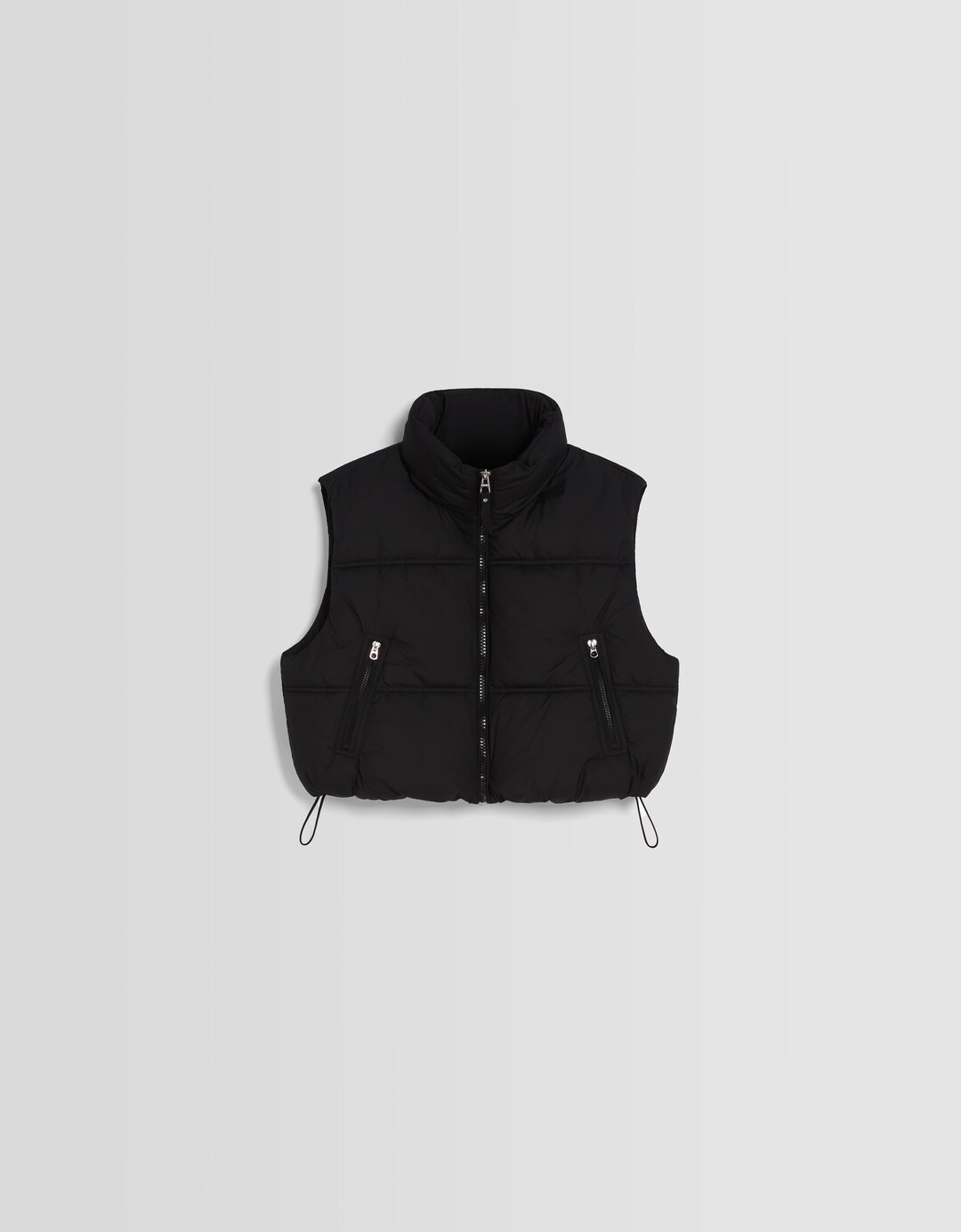 Cropped technical vest