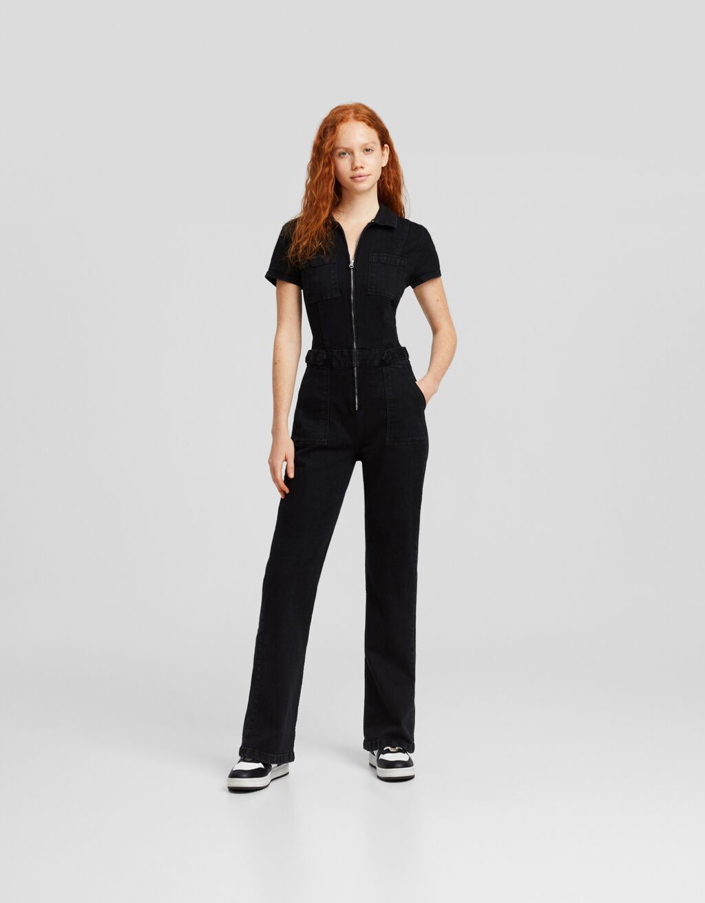 Combinaison jean bershka deals