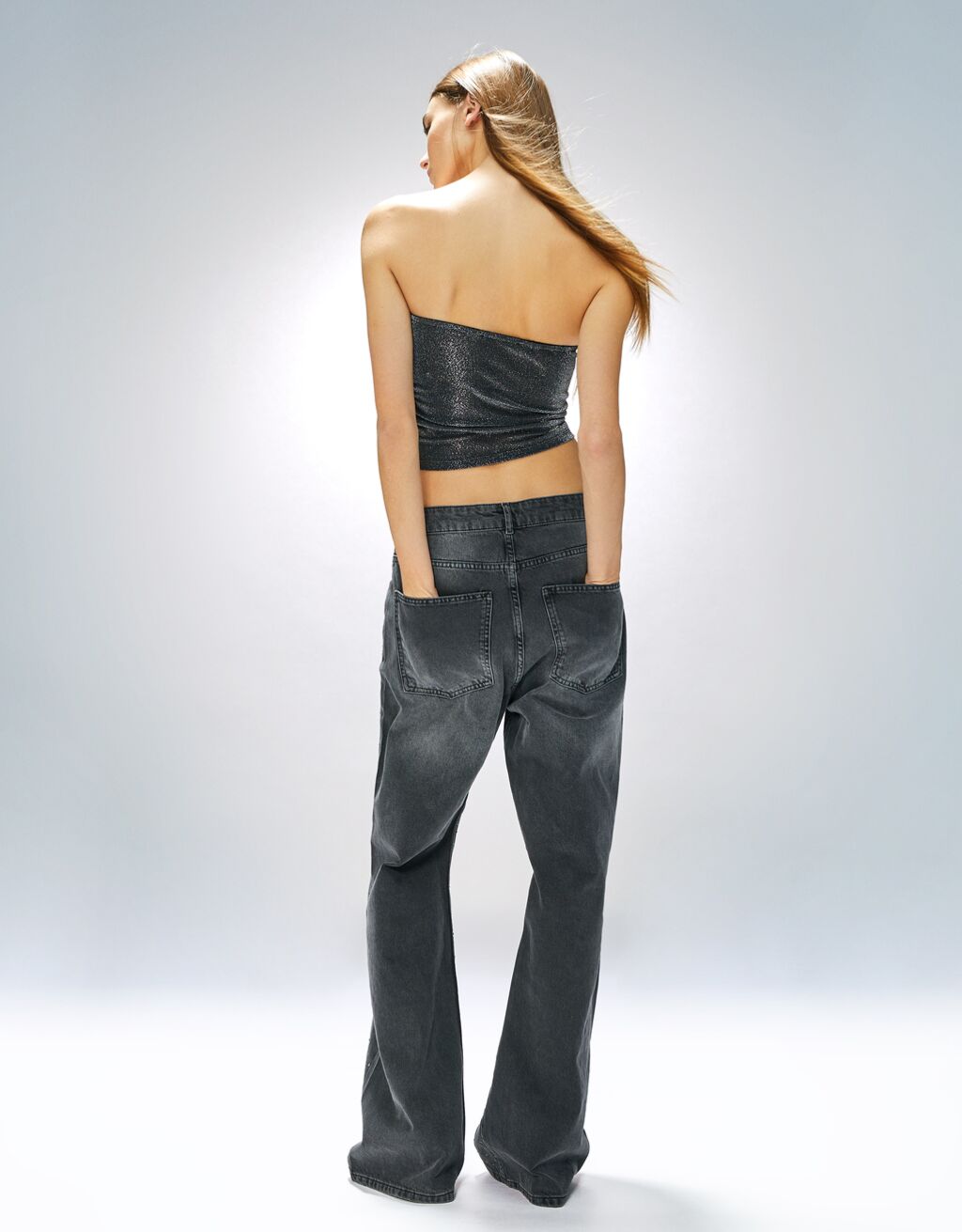 Baggy bandeau top tops