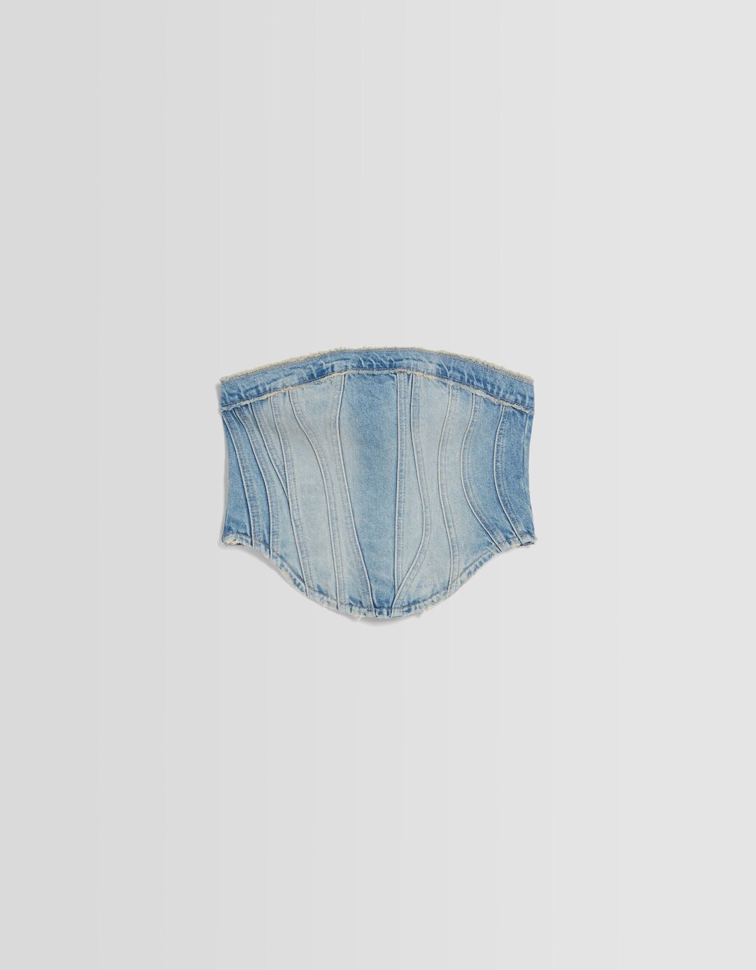 Top corsé denim