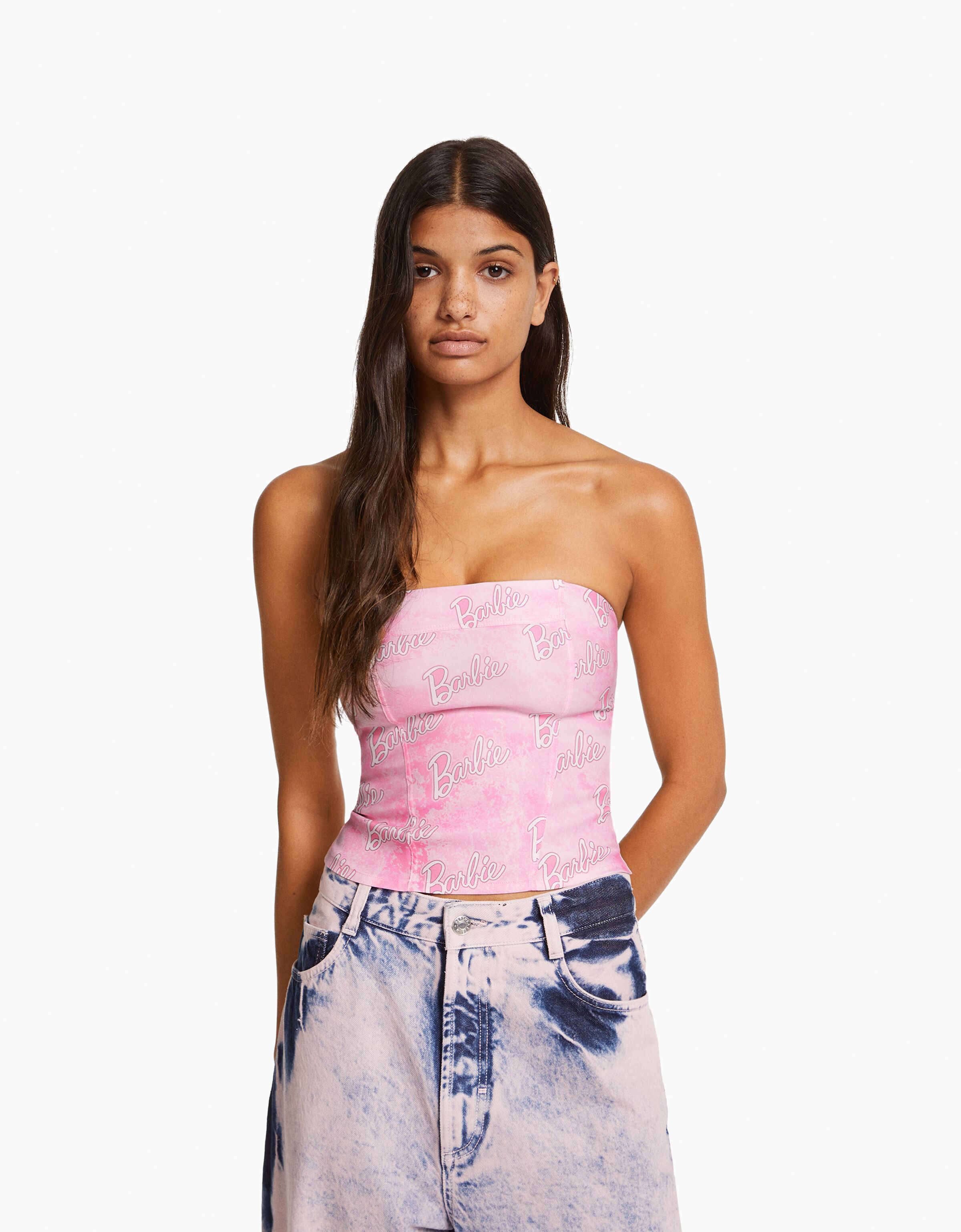 Bershka best sale top rosa