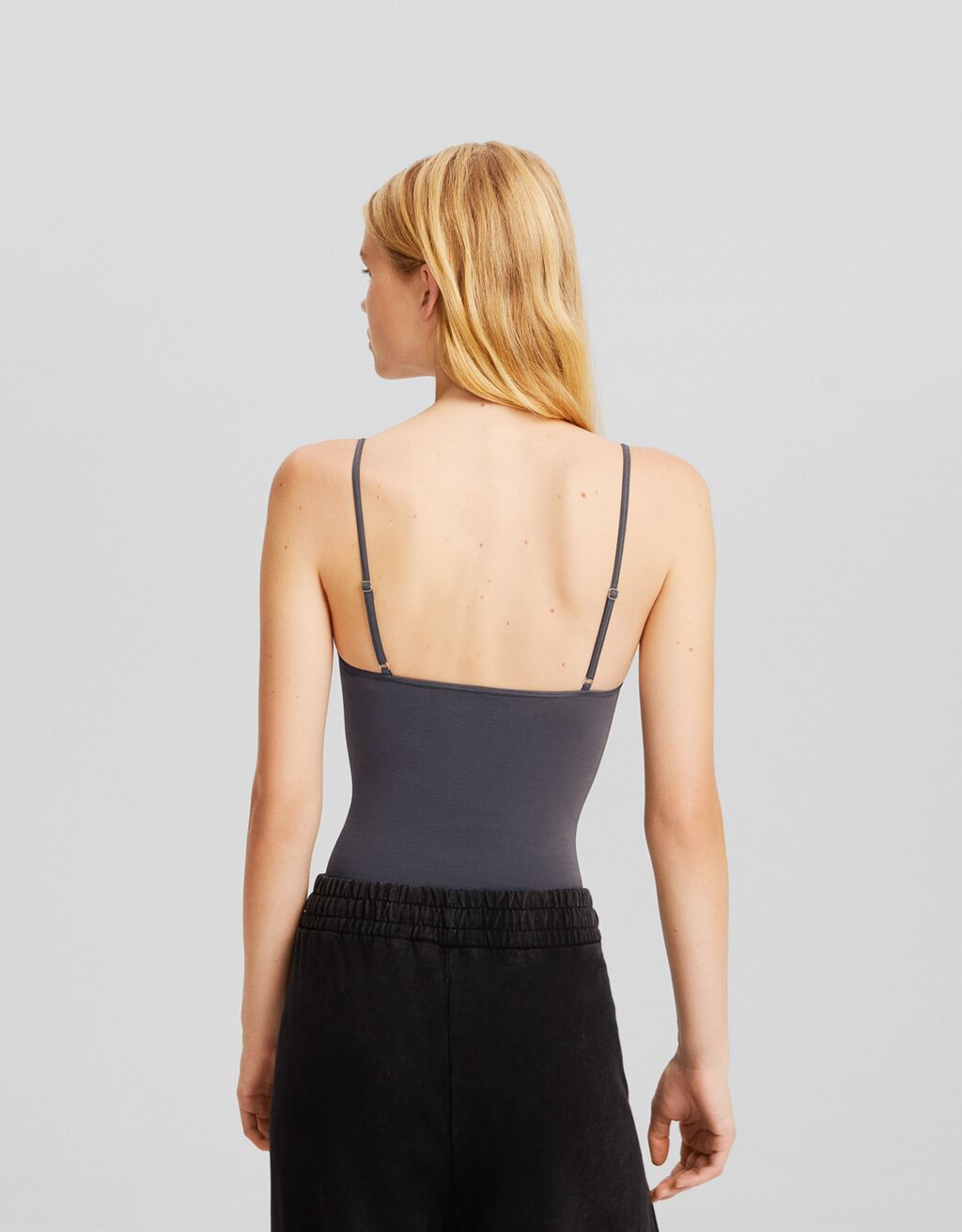 Strappy bodysuit with gathered front - Promotion up to 40% off - BSK Teen