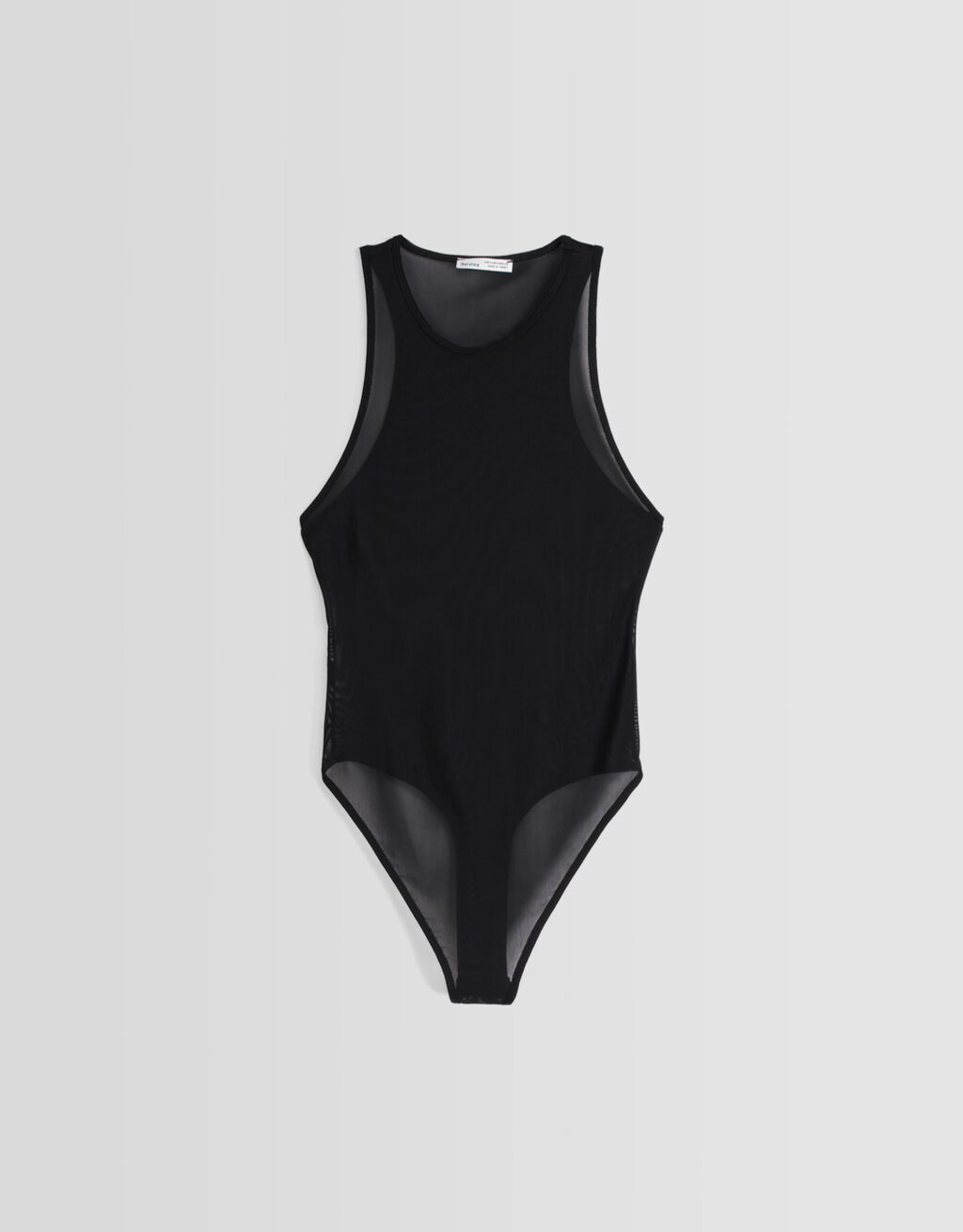 Sheer tulle bodysuit