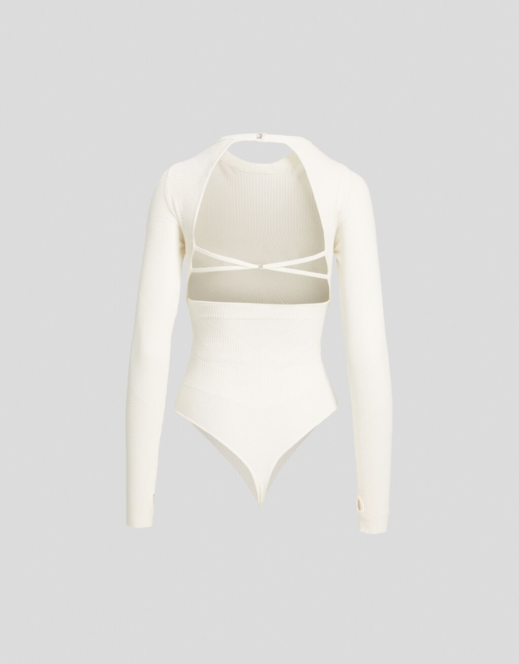 Body encaje sales blanco bershka