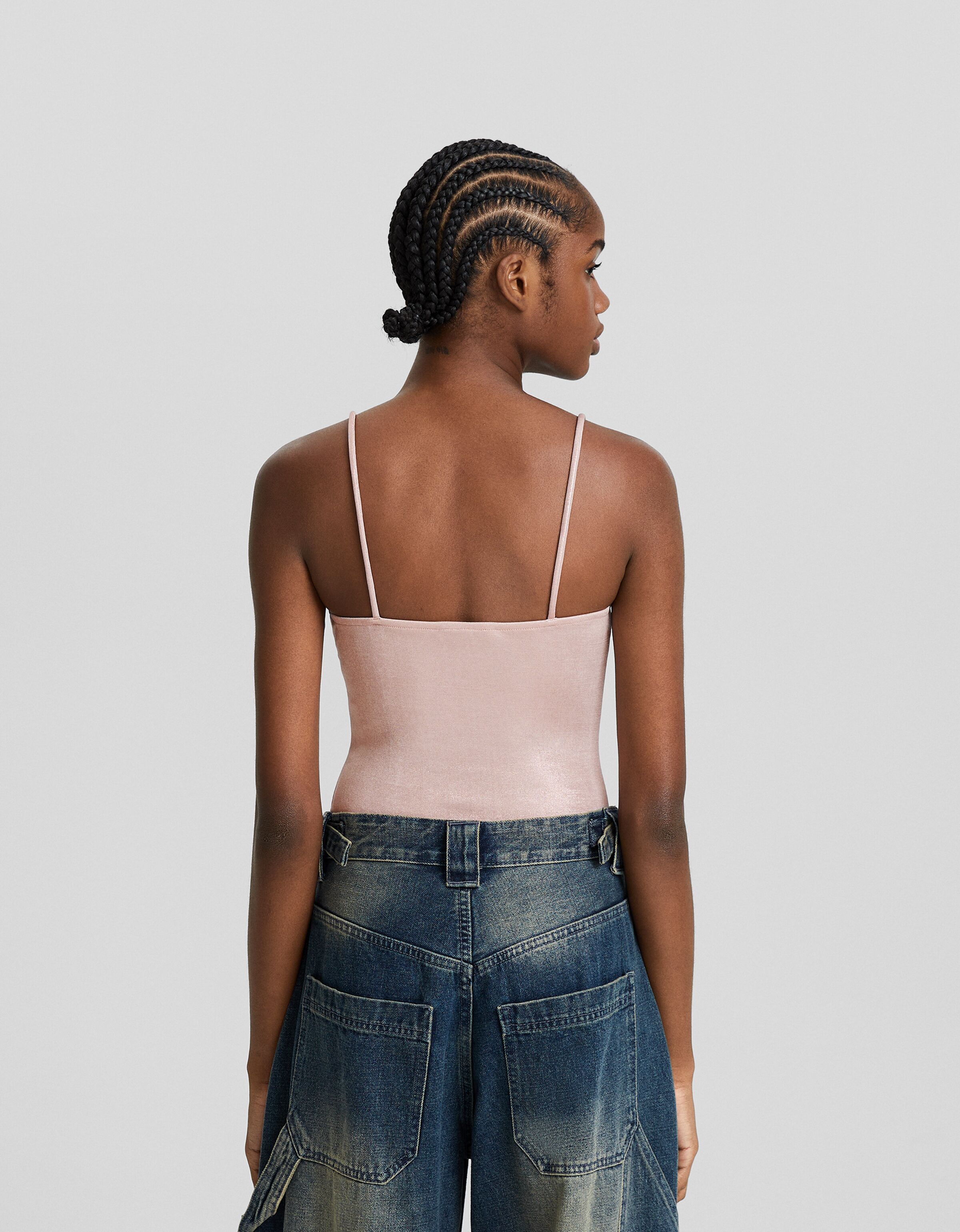 Body bershka online encaje