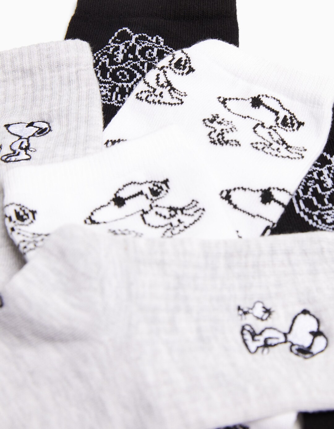 Pack 3 calcetines Snoopy bordado