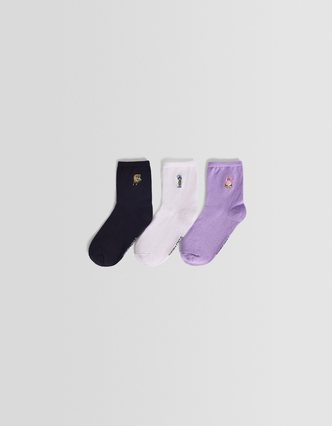 Комплект от 3 чифта чорапи с мотив Спондж Боб