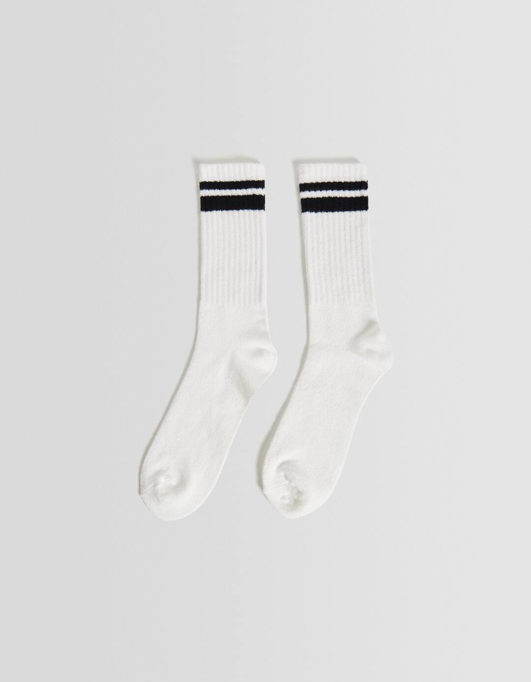 Chunky striped socks