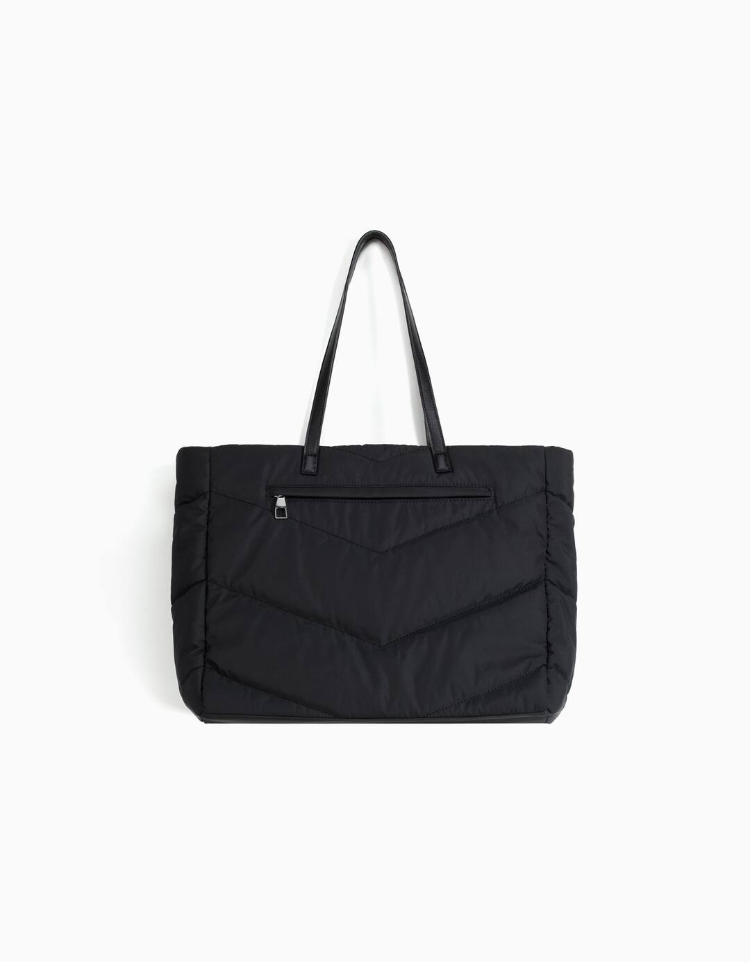 Technical tote bag with zips