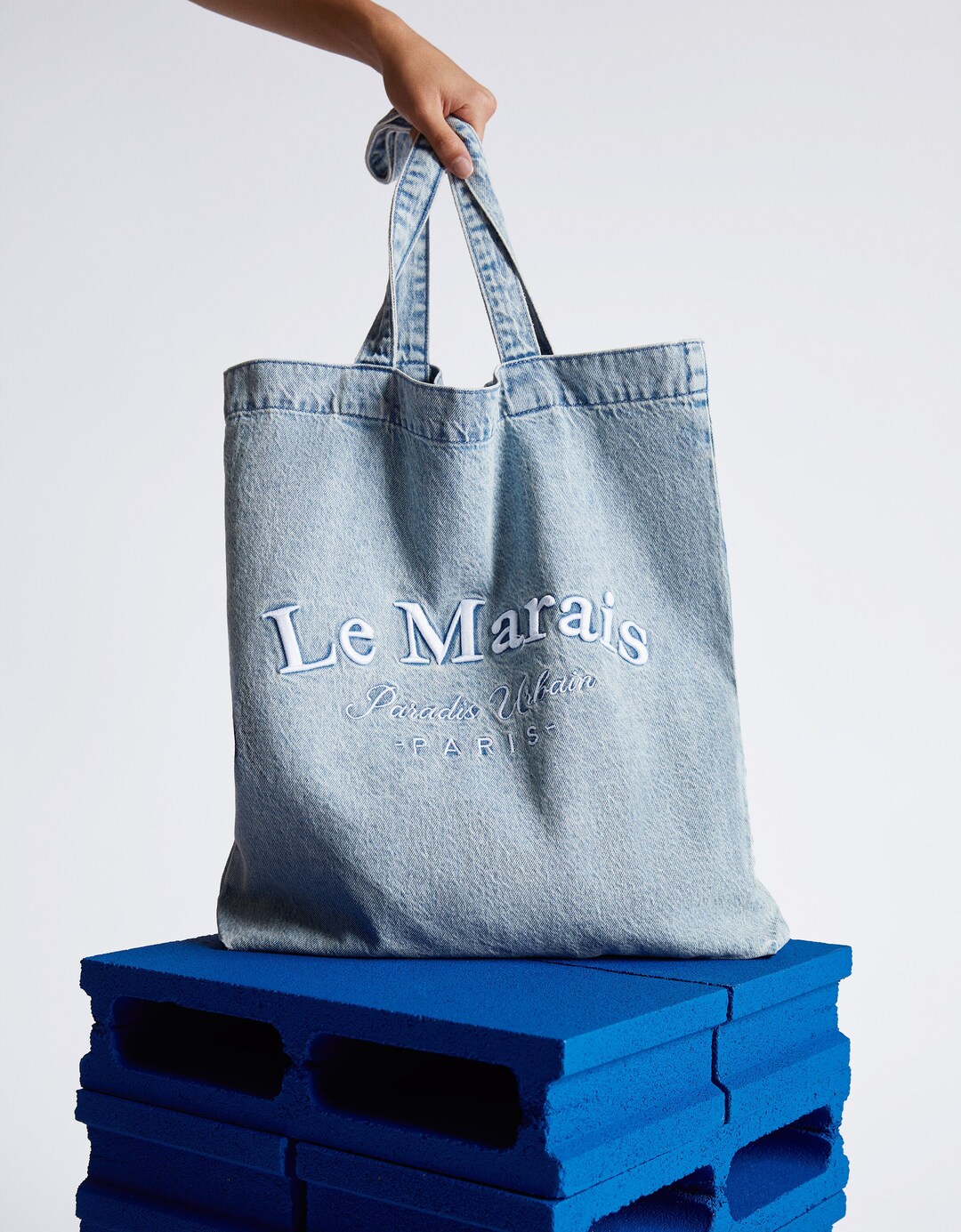 Bolso shopper texto
