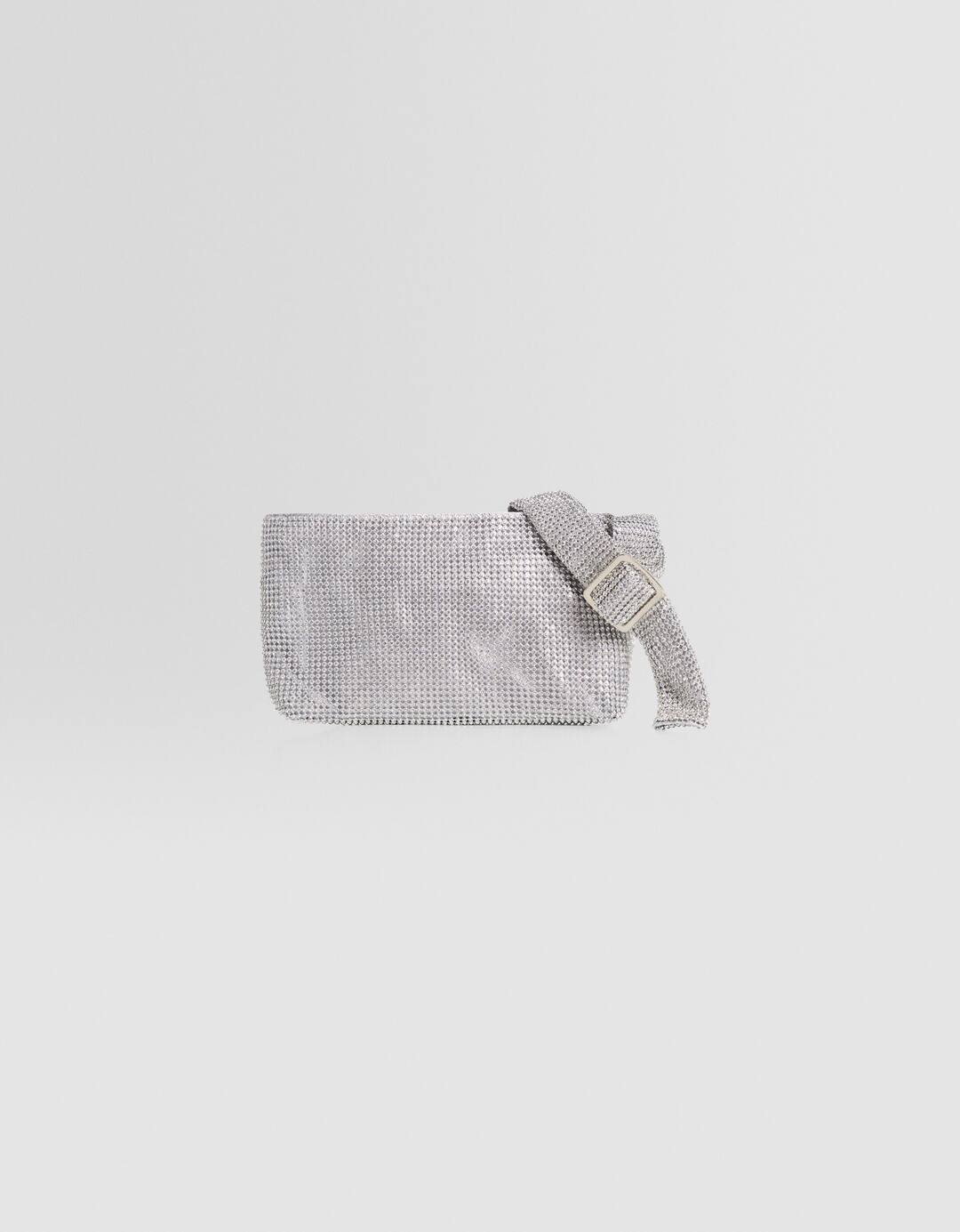 Bolso de hombro cristales