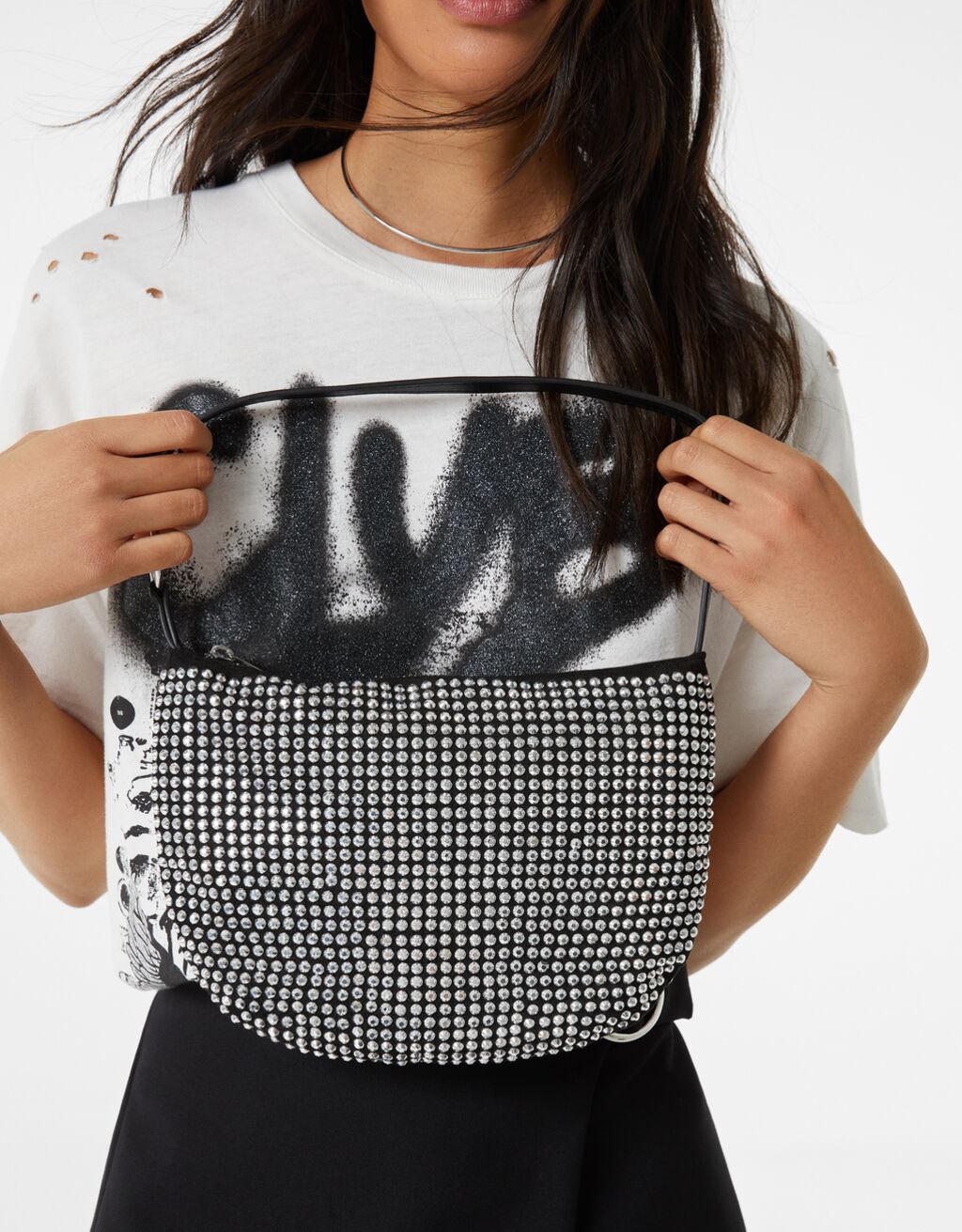 Shoulder bag bershka outlet