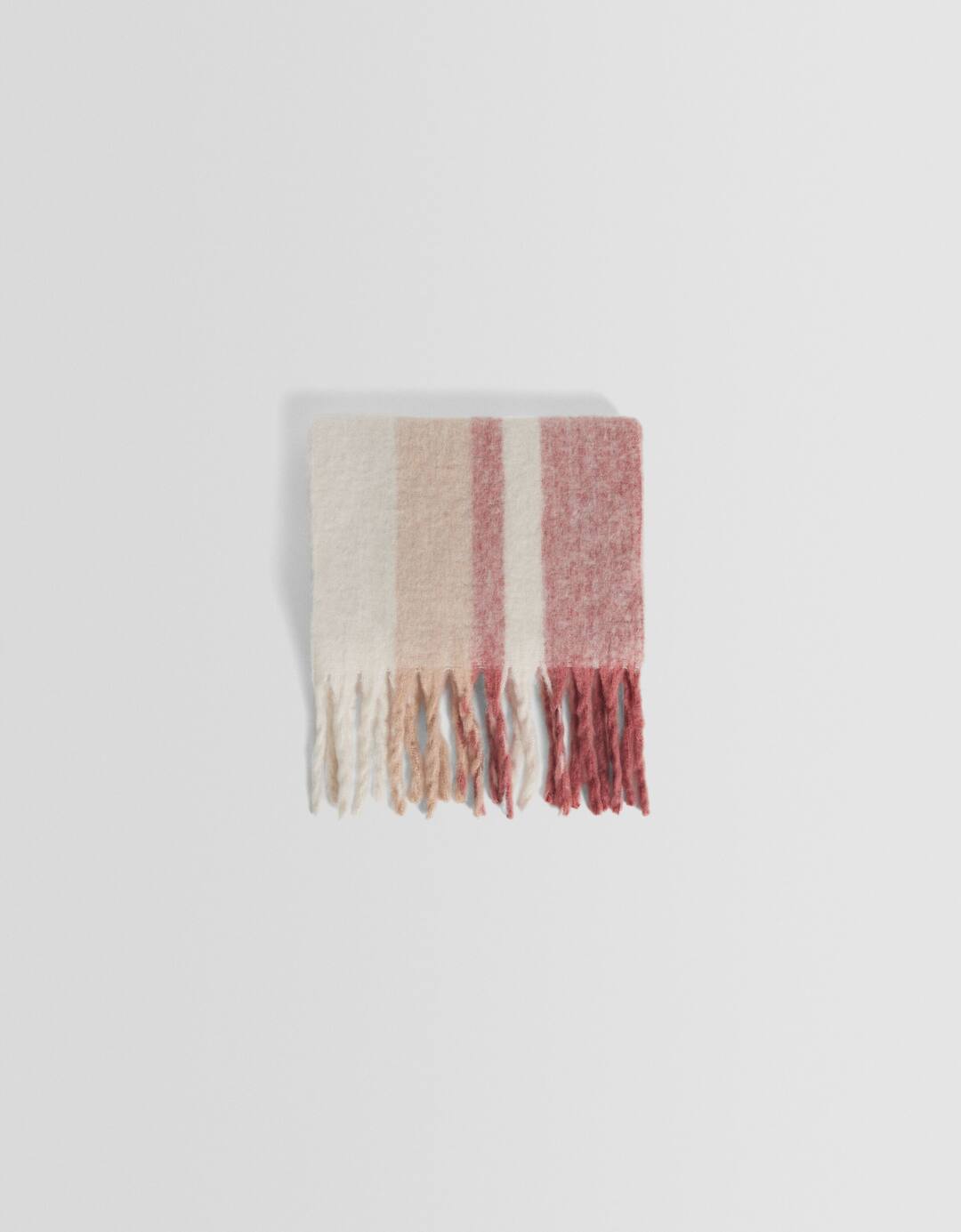 Checked scarf