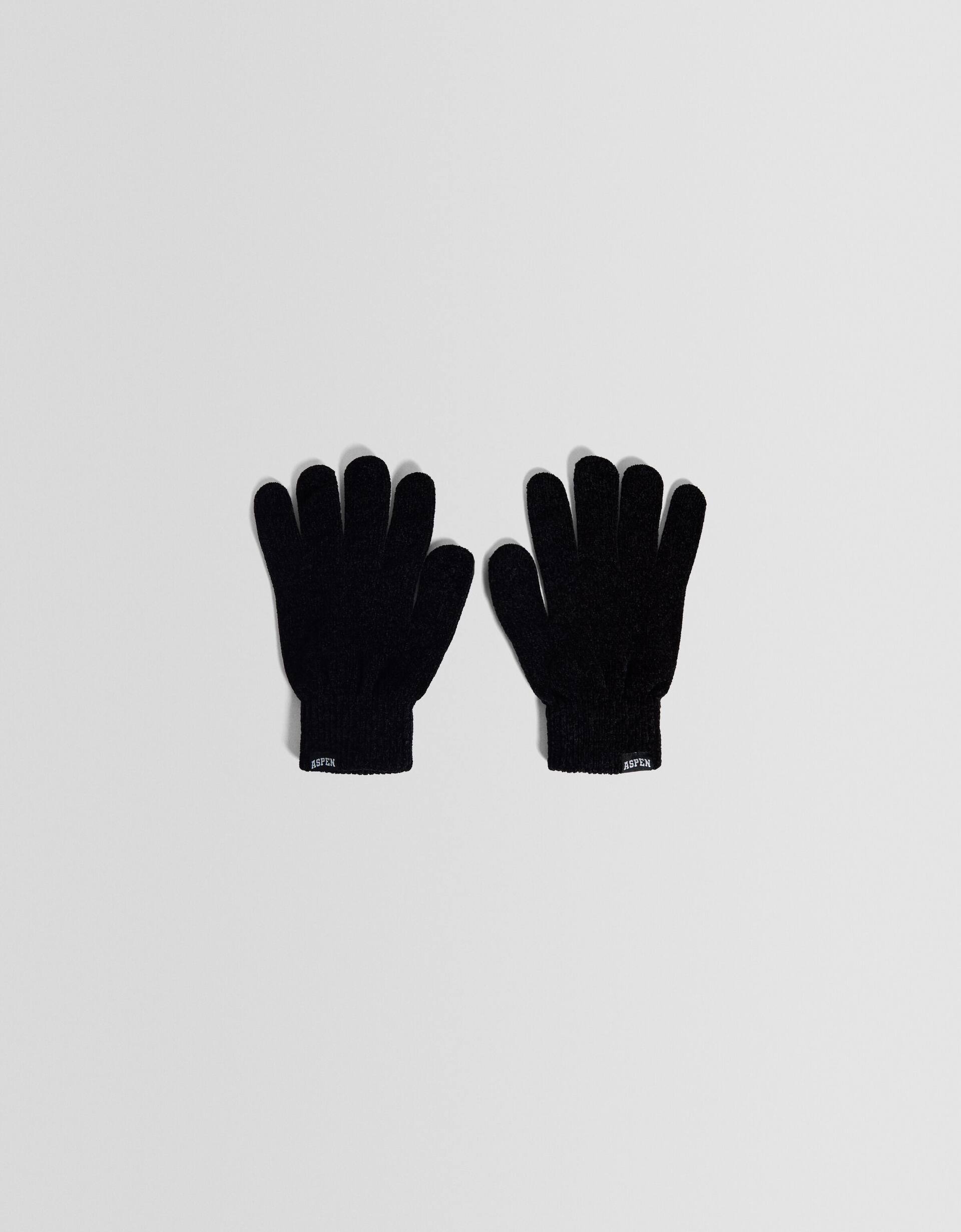 T Monogram Chenille Gloves: Women's Designer Gloves