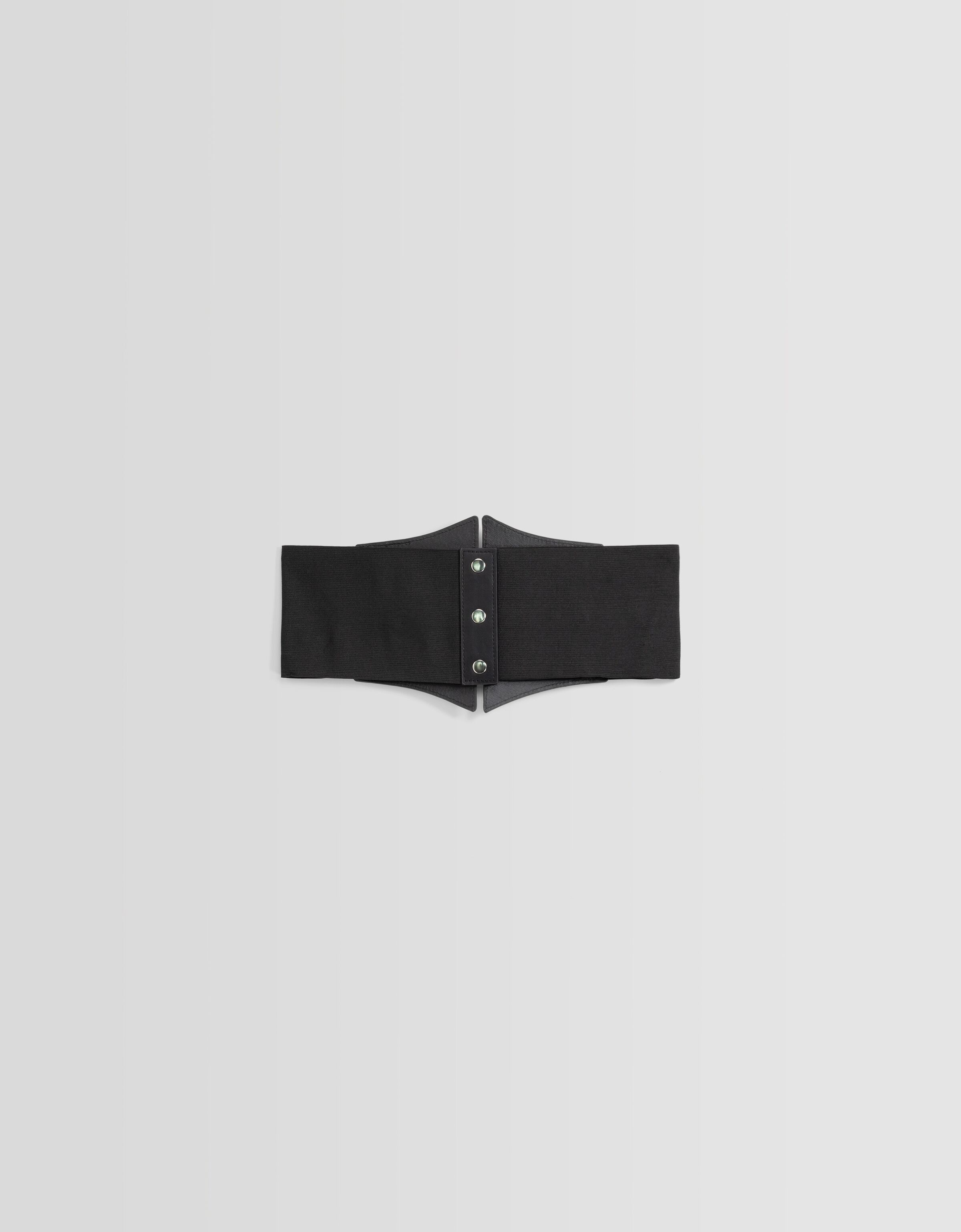 Lace shop up belt