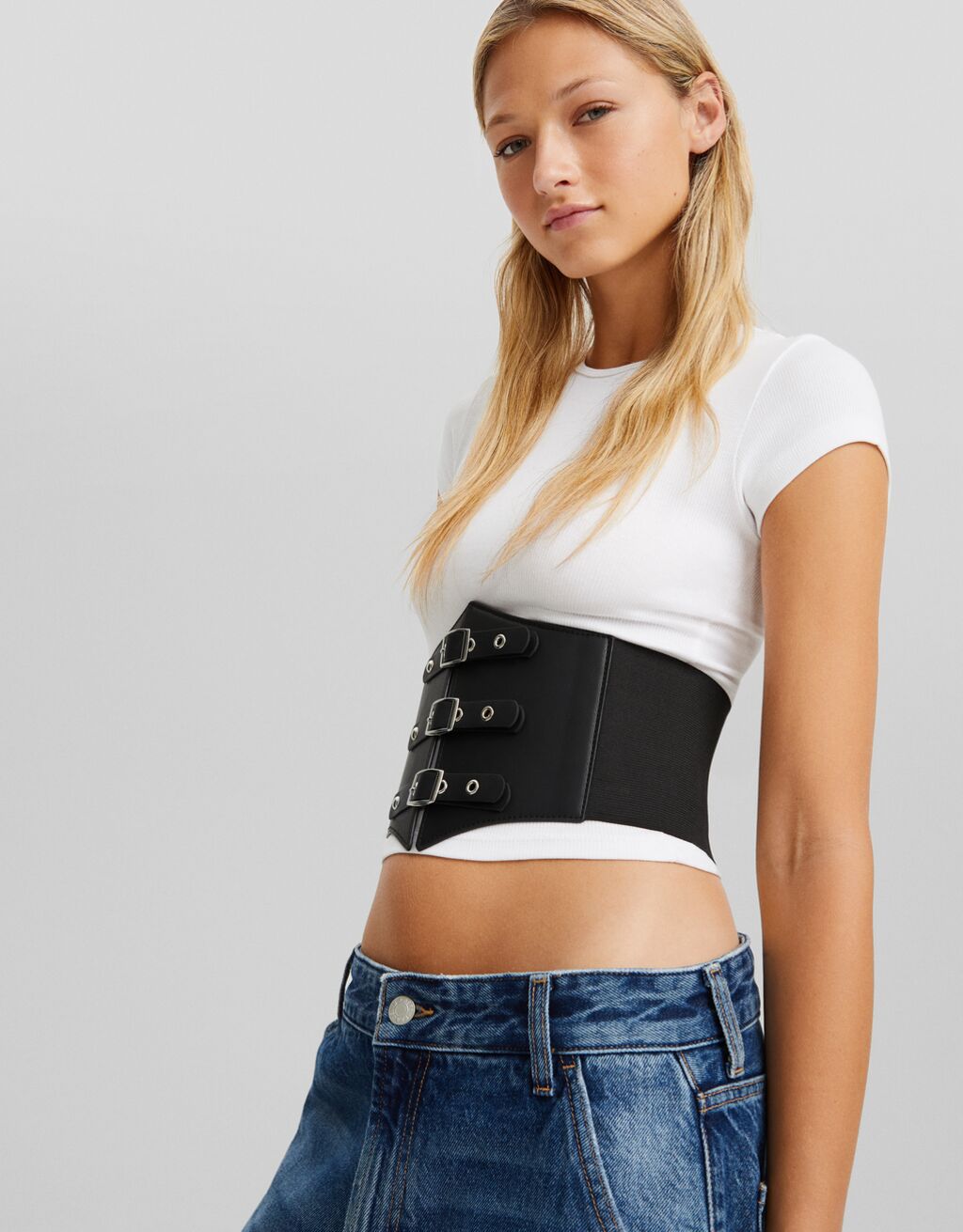Buckle corset - Promotion up to 40% off - BSK Teen