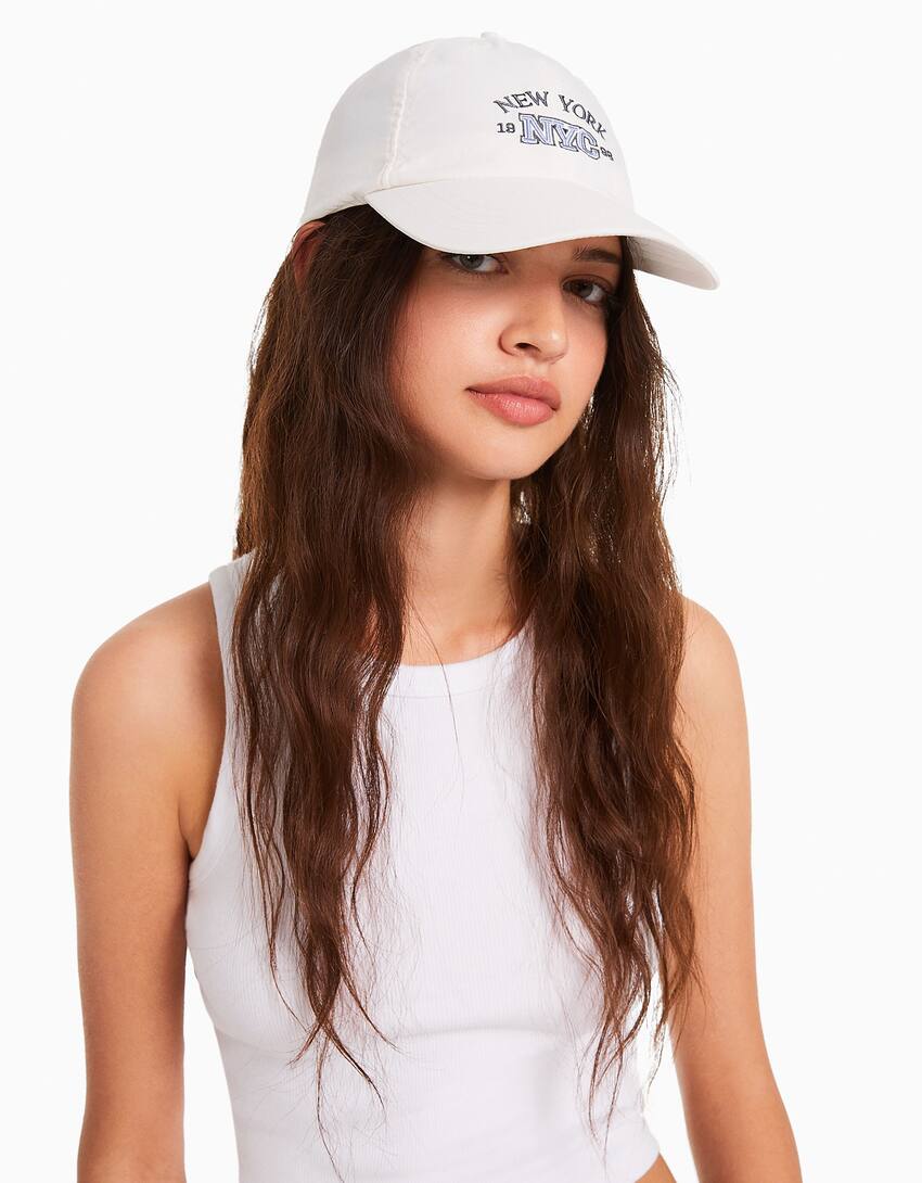 New York cap with nylon - BSK Teen | Bershka