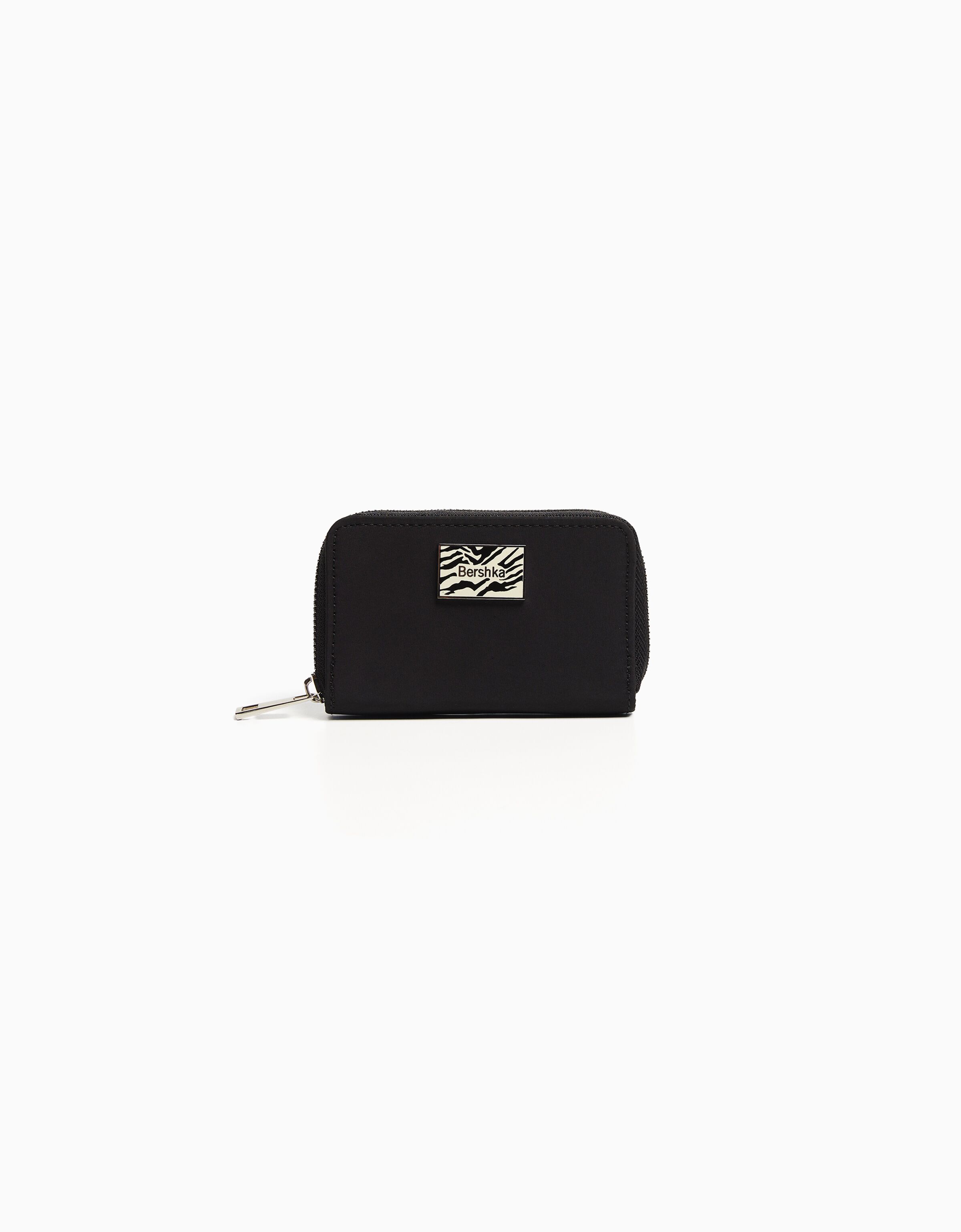 Purse with plate detail Women Bershka