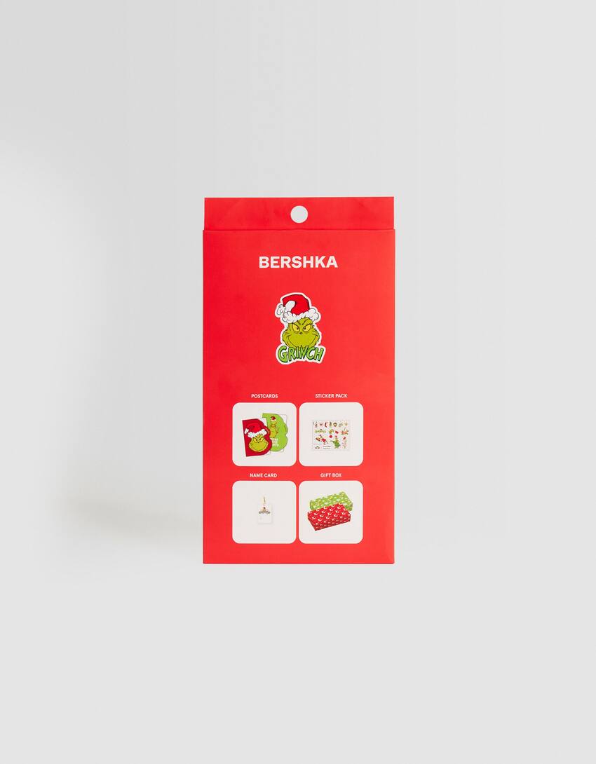 The Grinch gift wrapping kit-Green-4