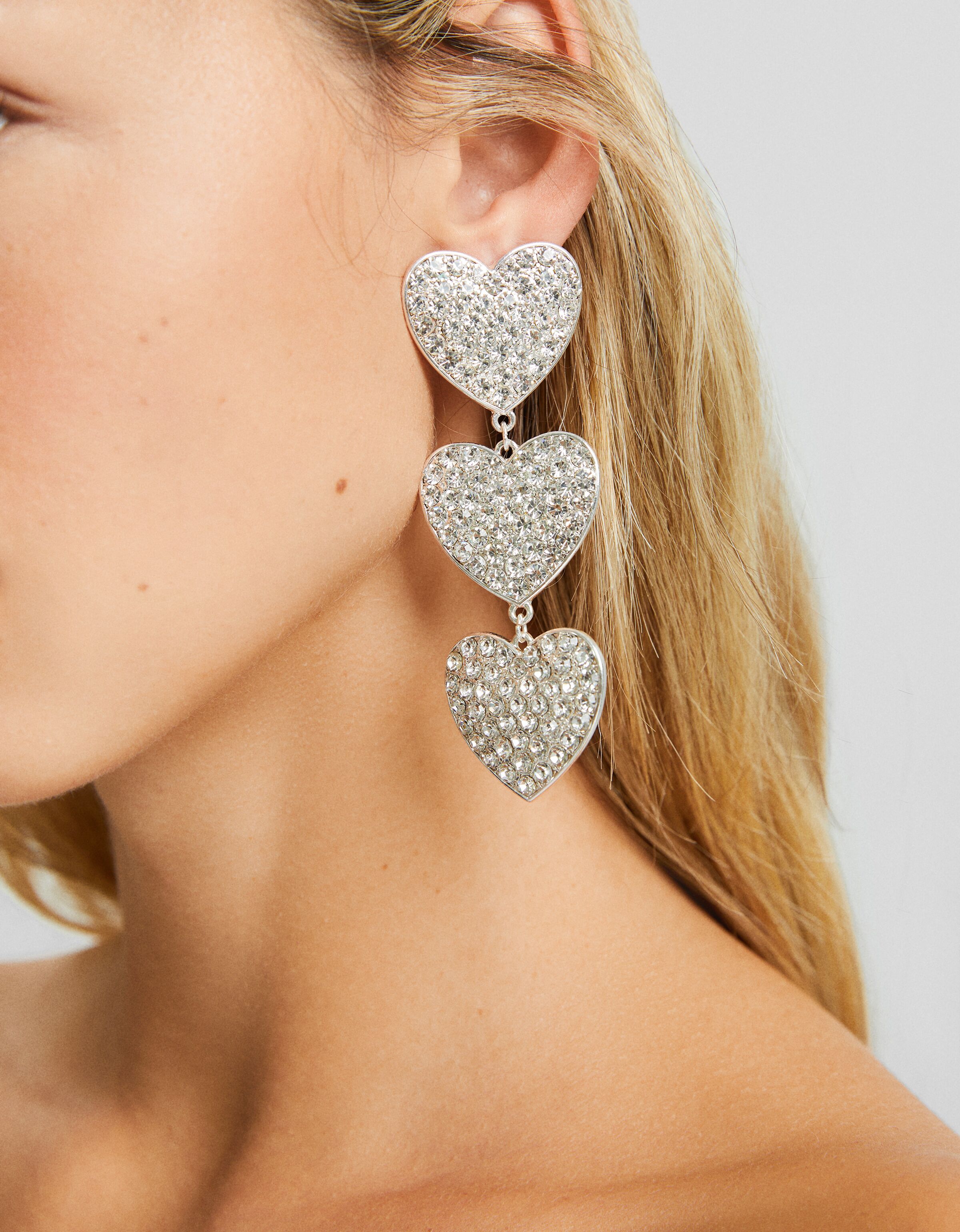 Cascading on sale star earrings