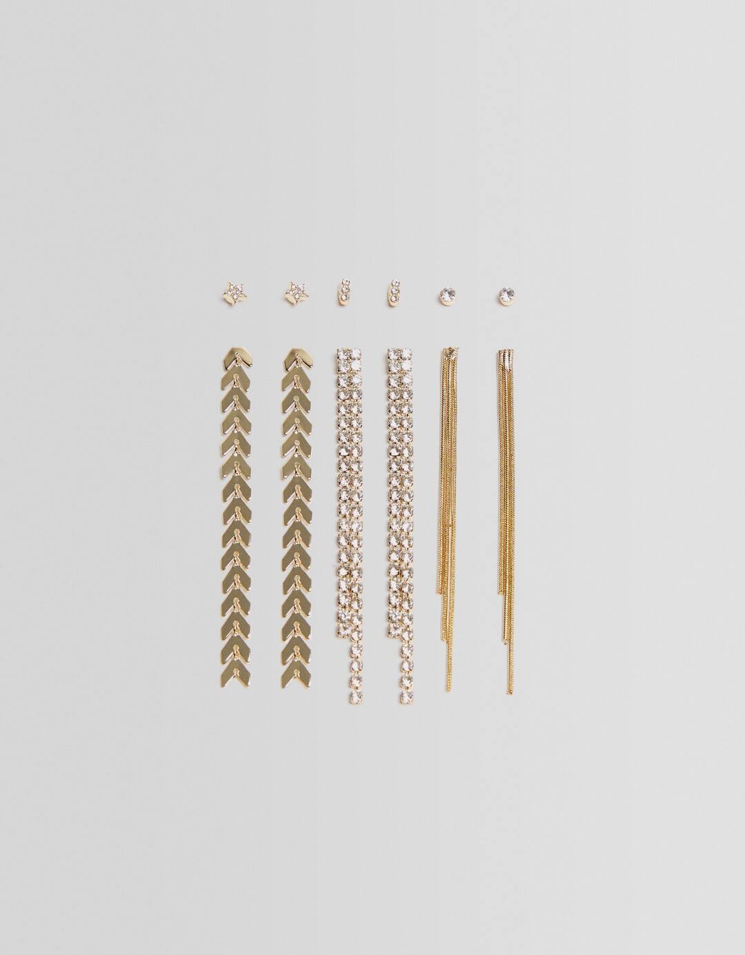 Set berisi 6 anting-anting gantung