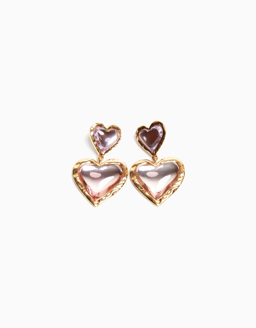 Heart earrings