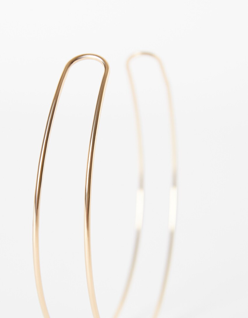 Colar choker efecto ouro-Ouro-3