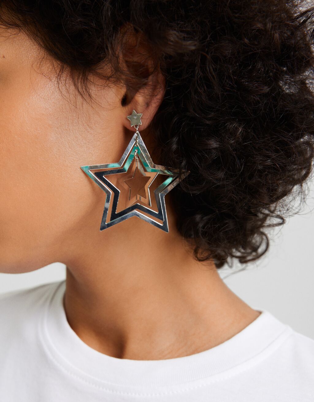 Giant star sale earrings