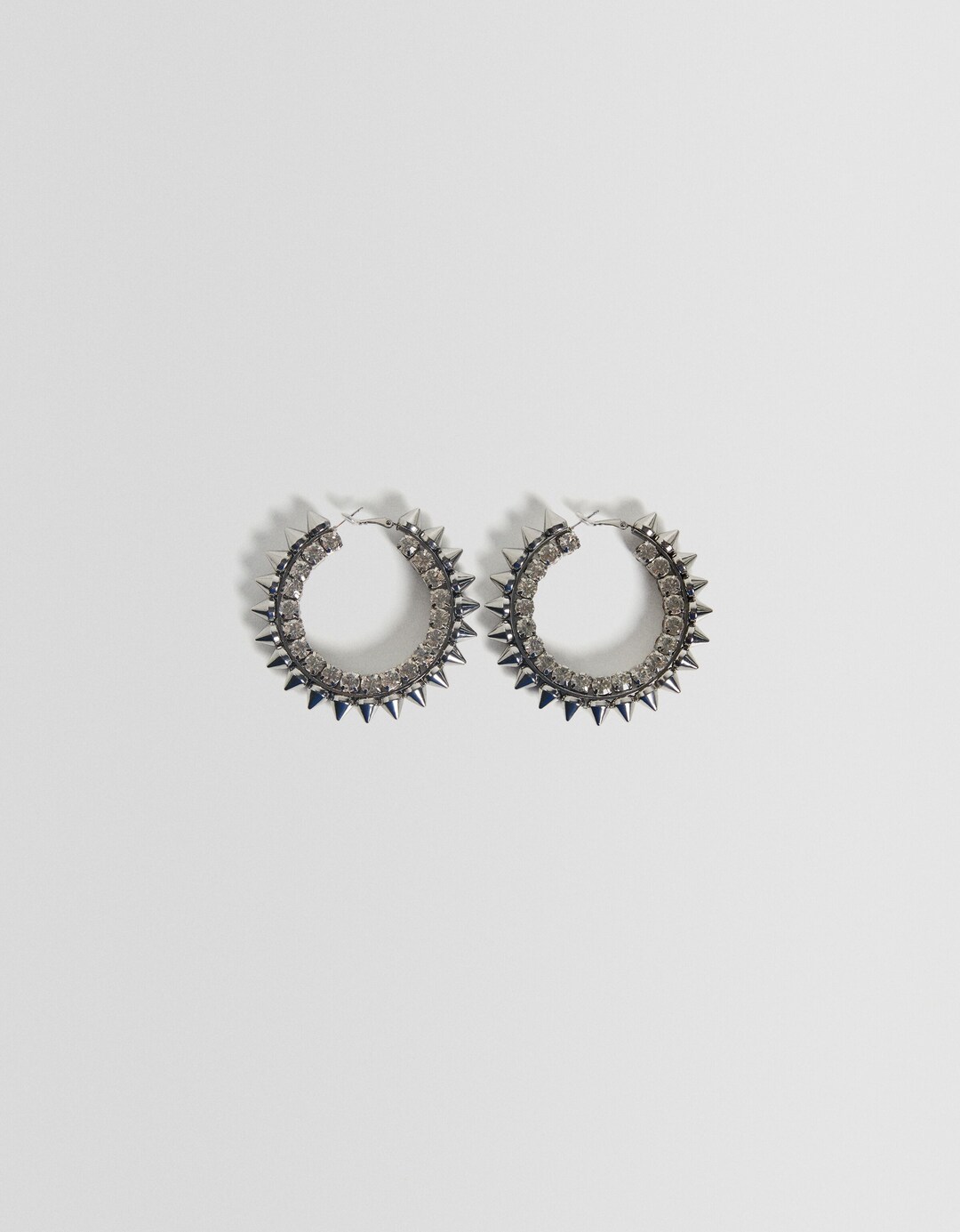 Generation Bershka hoop earrings with spikes
