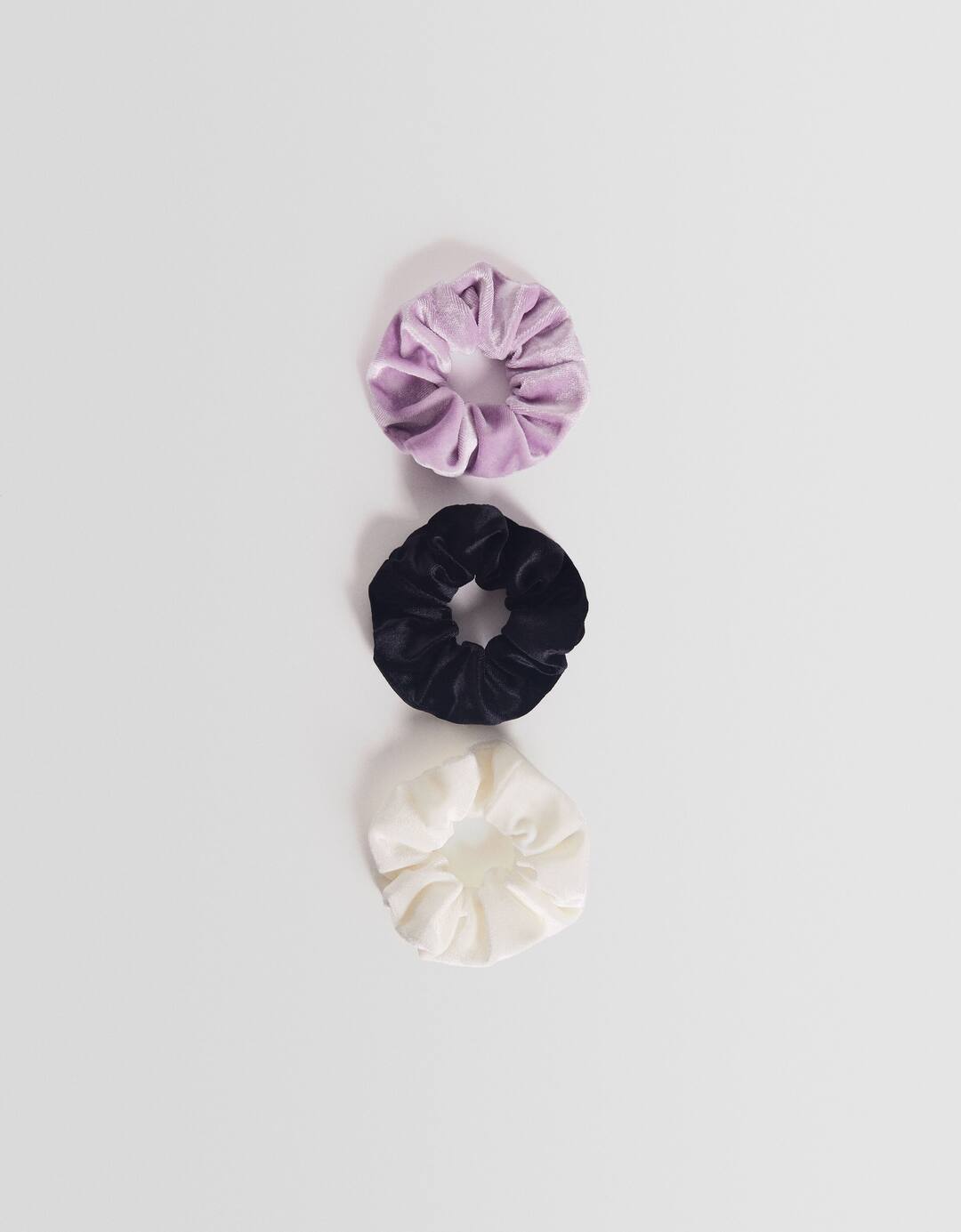 Set of 3 velvet scrunchies