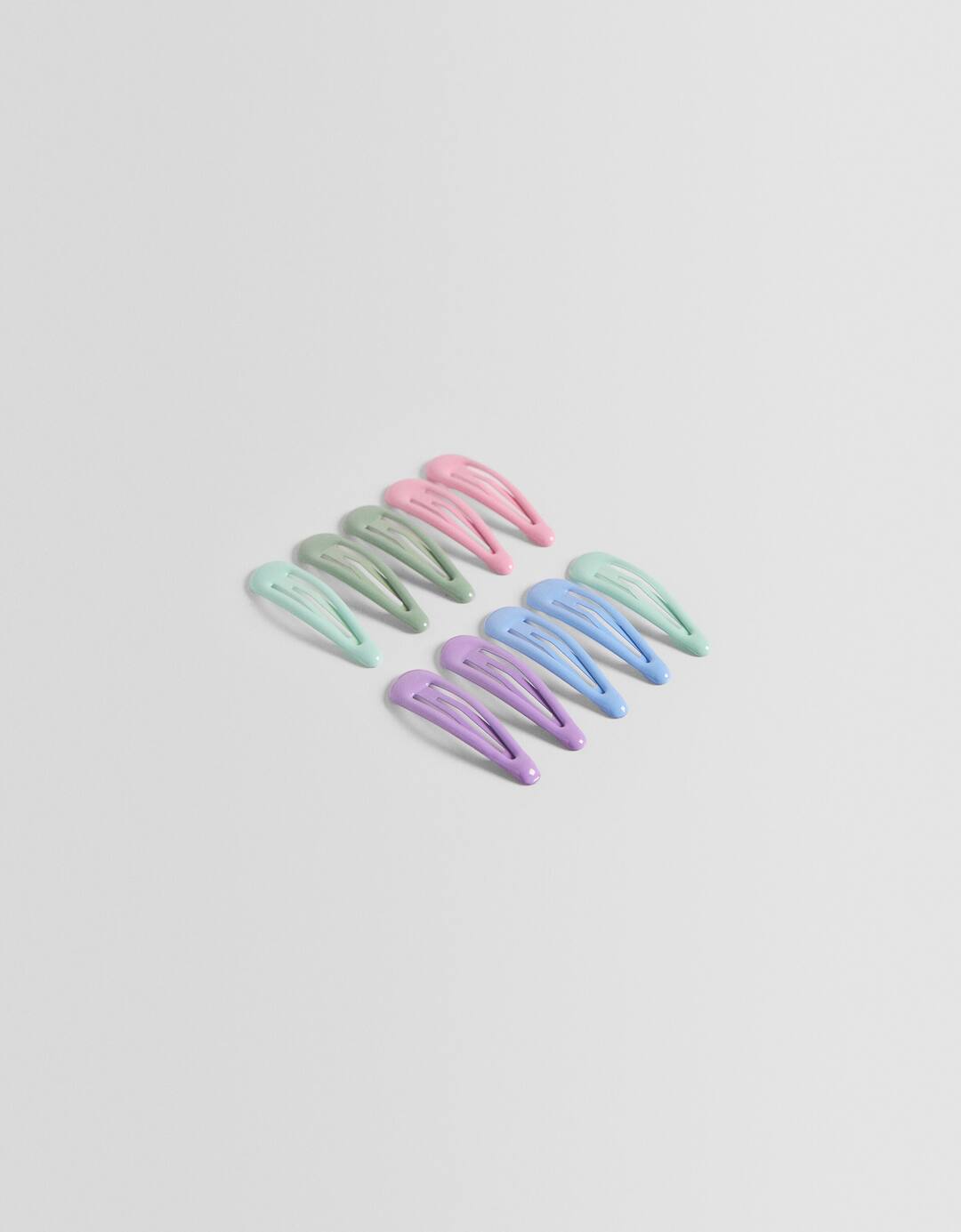 Set of 10 hair clips